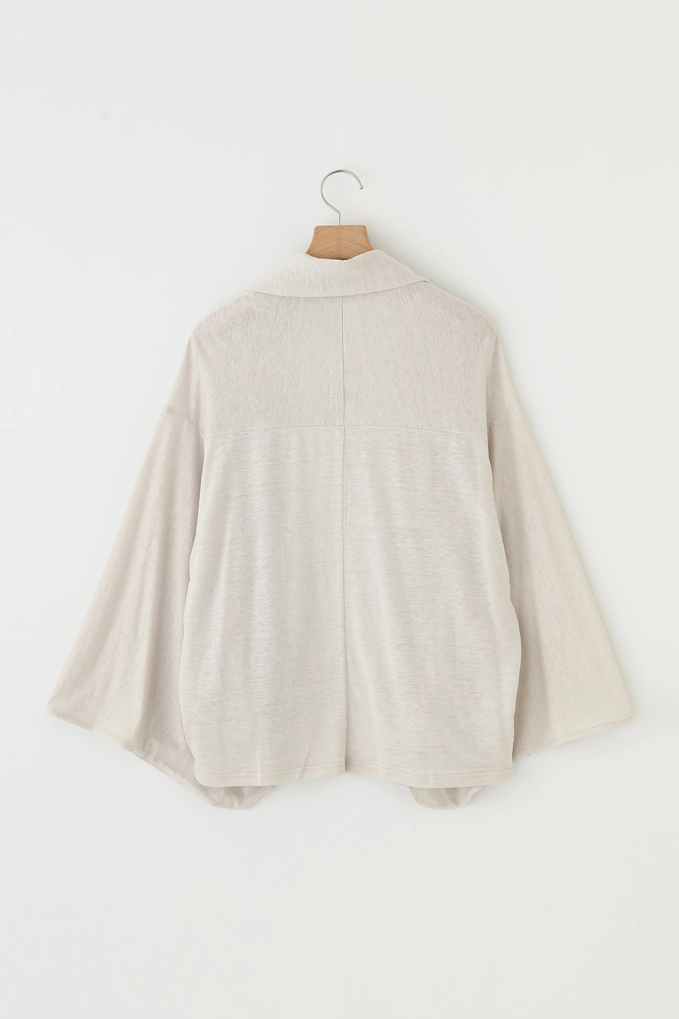 【Ships ard. 4/21】Linen Kimono Sleeve Cardigan Short Length / Ivory