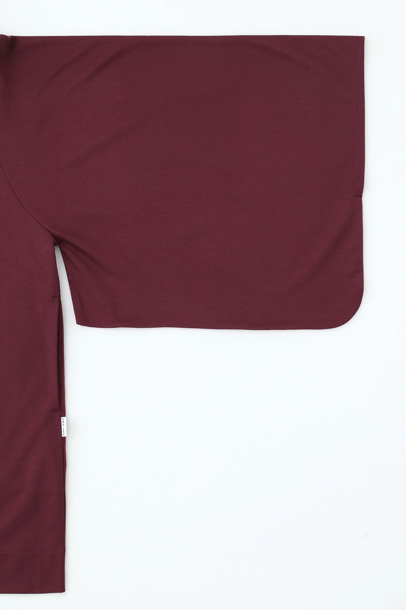 Doppelseitig gewebt (ryoumen-ami) Kurzarm-Randō (kosode-randa) / Purpurbraun (shitan-iro) 