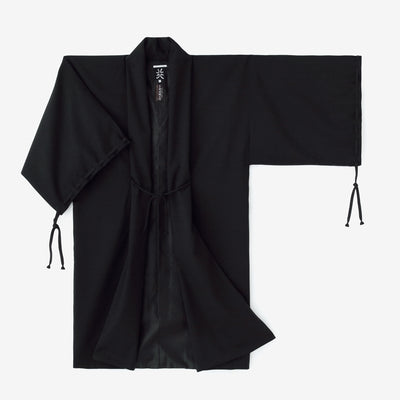 42双 梳毛（そもう） 宮中袖（きゅうちゅうそで） 袷（あわせ）／濡羽色（ぬればいろ）