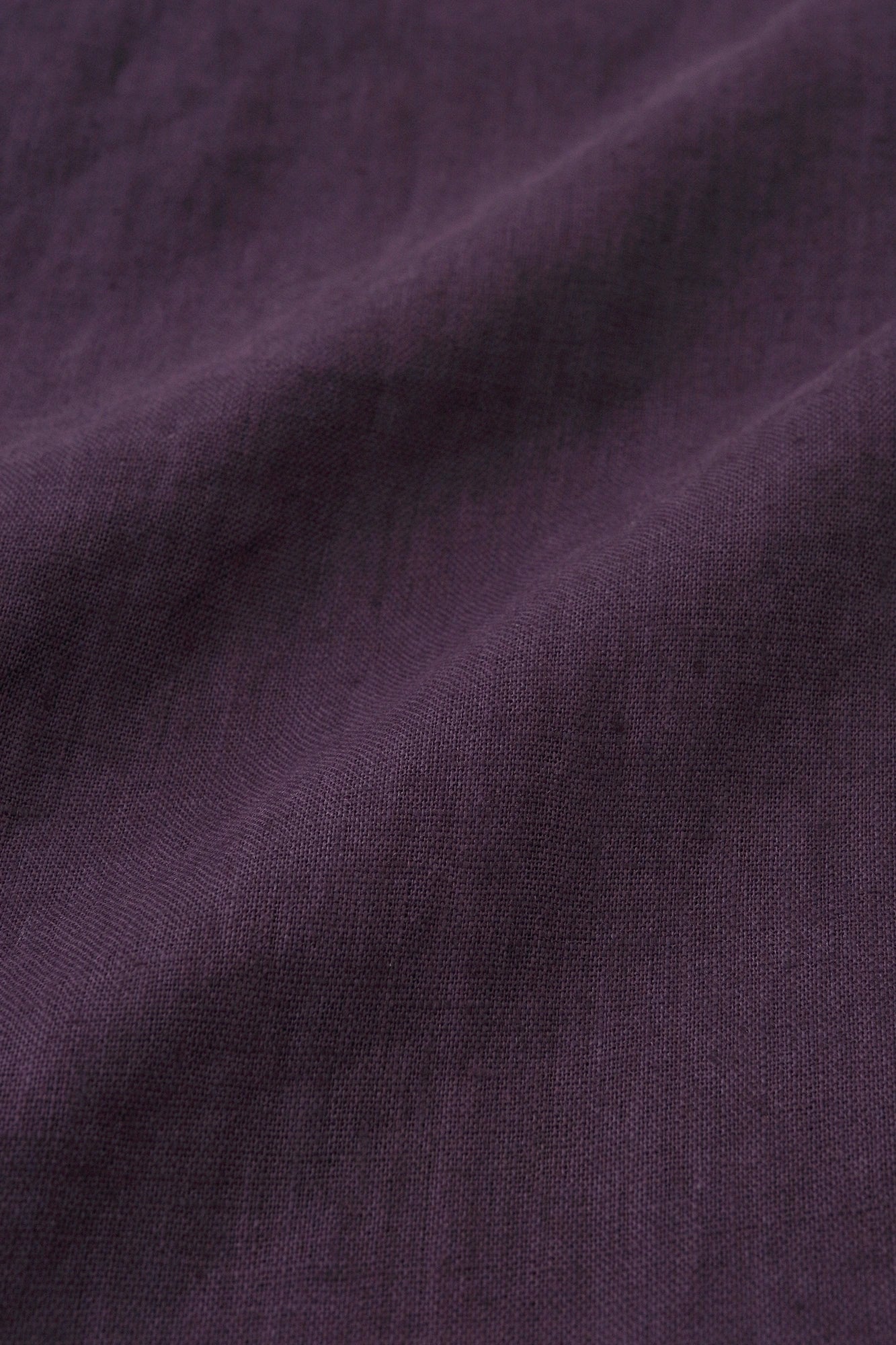 Ailes à nœuds en lin (jinbaori) à porter sur les épaules Long / violet profond (kokimurasaki) 