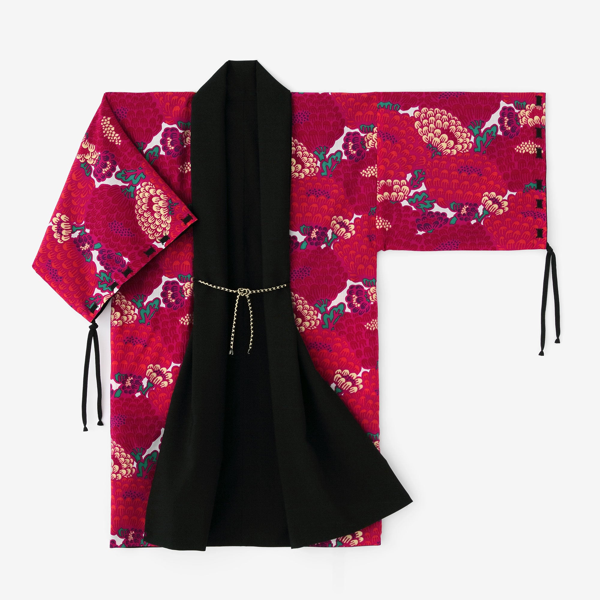 net限定】モスリン 宮中袖（きゅうちゅうそで） 袷（あわせ）／濃紺