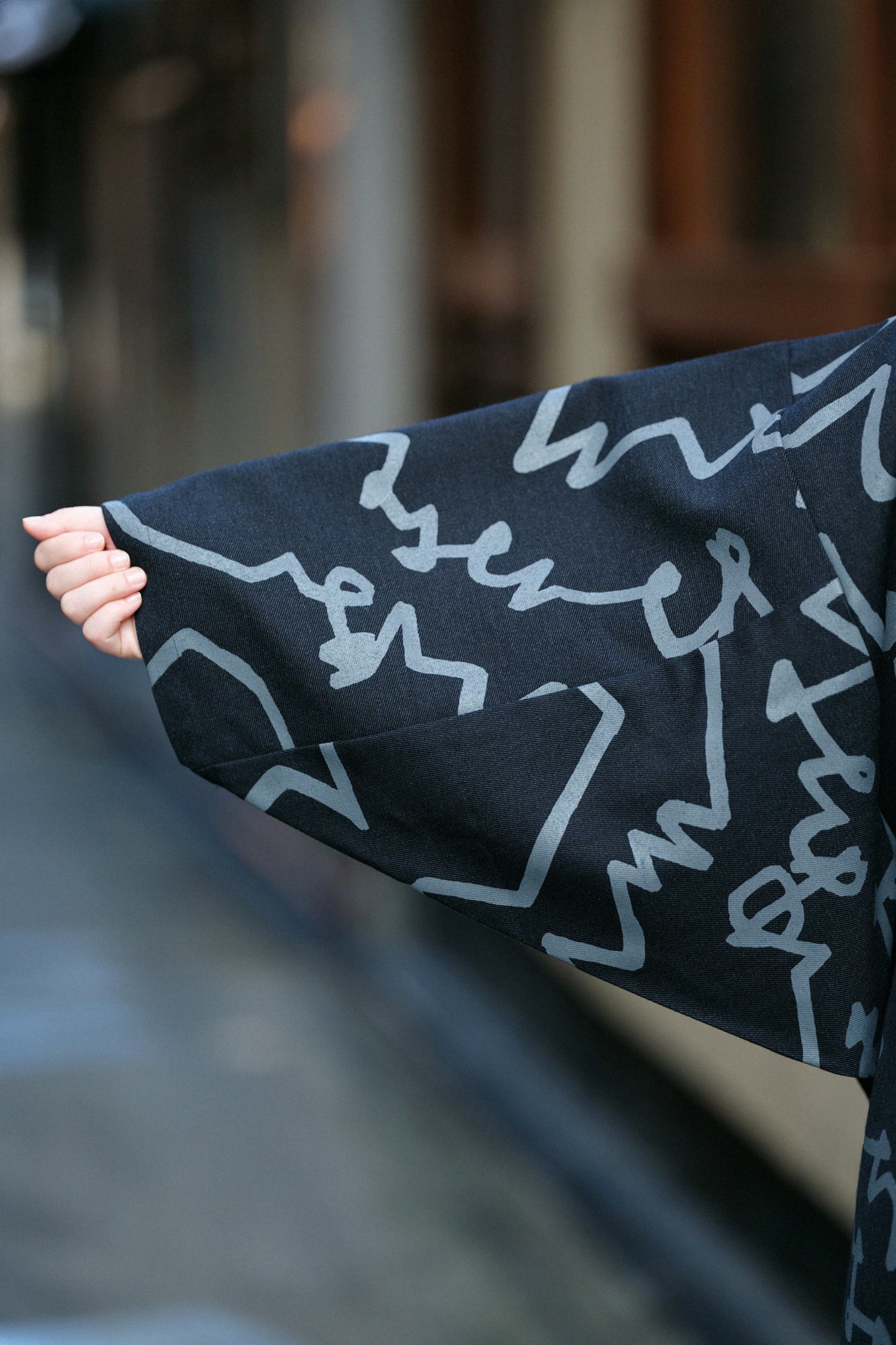 变化编织、卷袖、短袍、单人 (hitoe)/magakigikumoyo、复制 (utsushi)