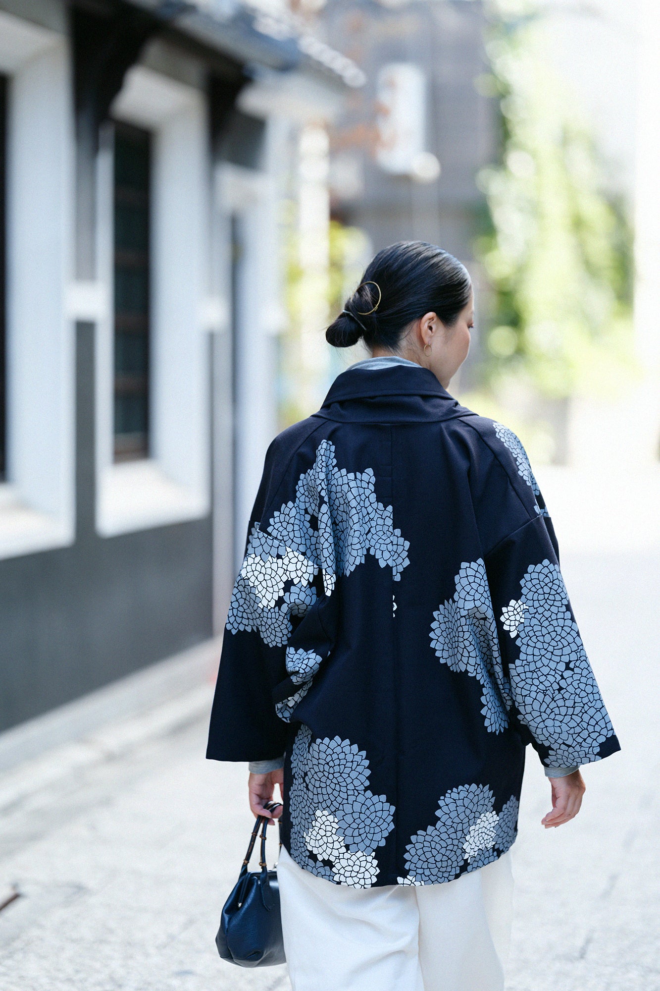 变化编织、卷袖、短袍、单人 (hitoe)/magakigikumoyo、复制 (utsushi)