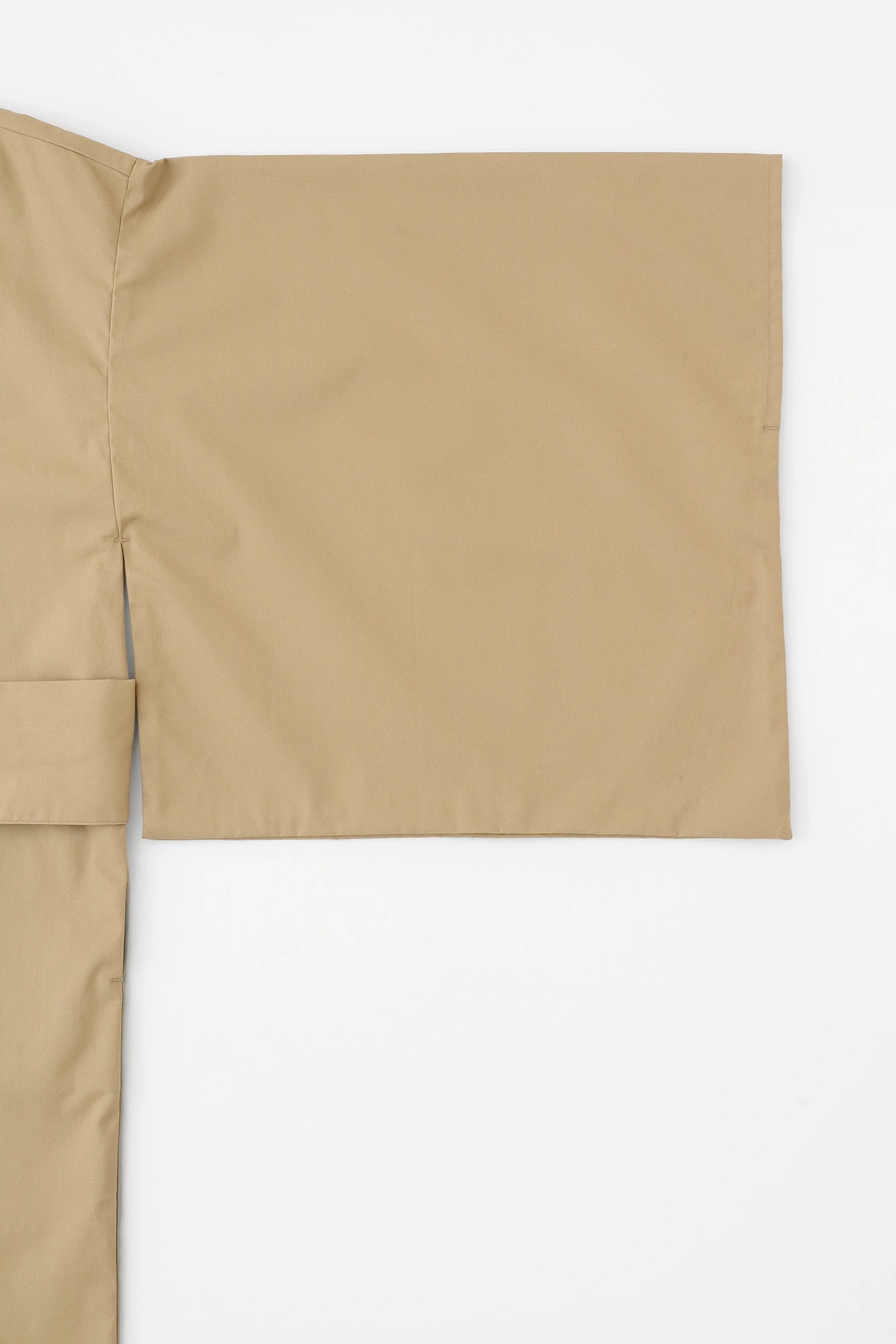 【Ships Ard 9/22】High-density Gabardine Square Sleeve Coat／Hazelnut
