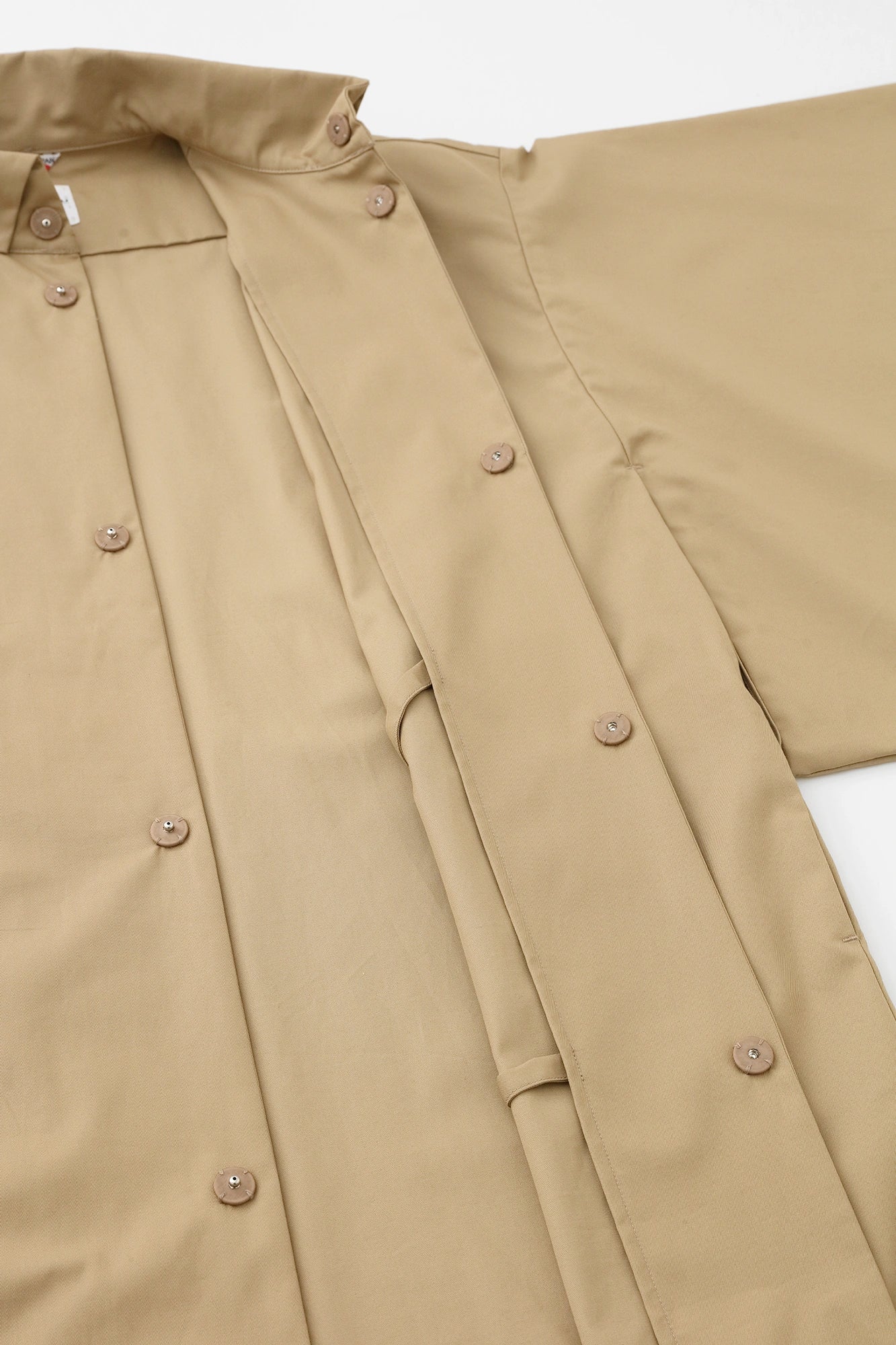 【Ships Ard 9/22】High-density Gabardine Square Sleeve Coat／Hazelnut