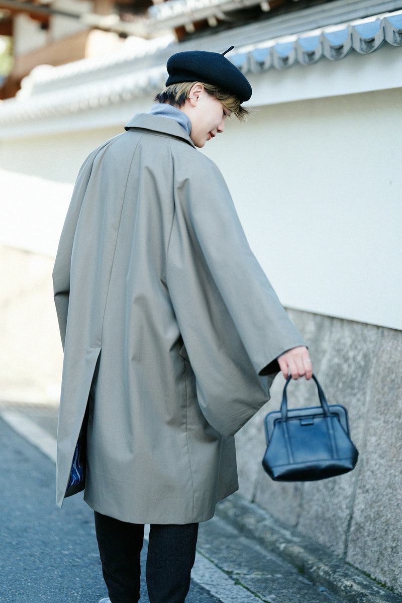 角袖ステンカラーコート