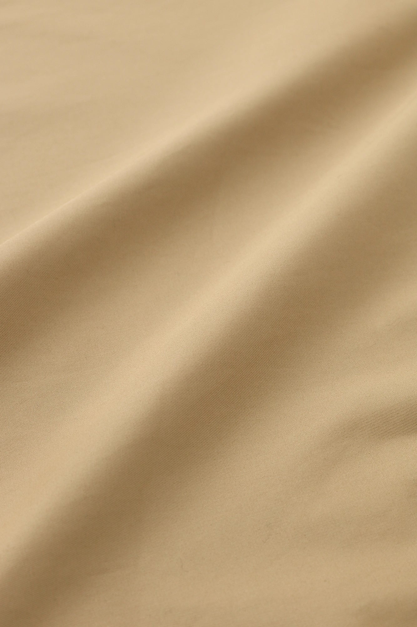 【Expédition prévue vers le 22 septembre】Gabardine haute densité manteau sans col à manches raglan / couleur noisette 
