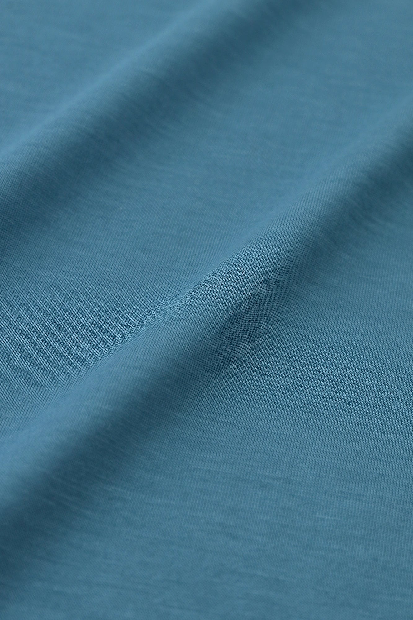 GIZA×Lyocell Plain Stitch Squirrel-like Cardigan / Greyish Ash Blue