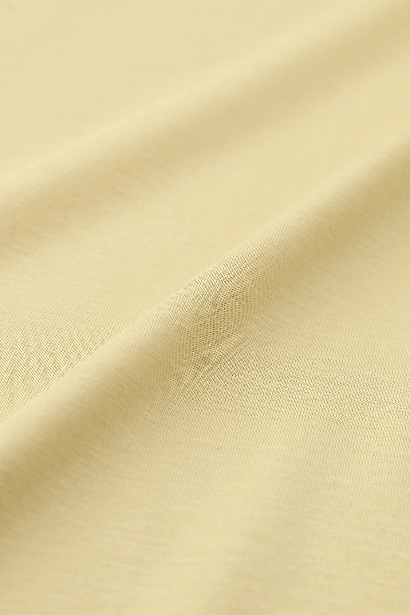 GIZA×Lyocell Plain Stitch Squirrel-like Cardigan / Straw Color