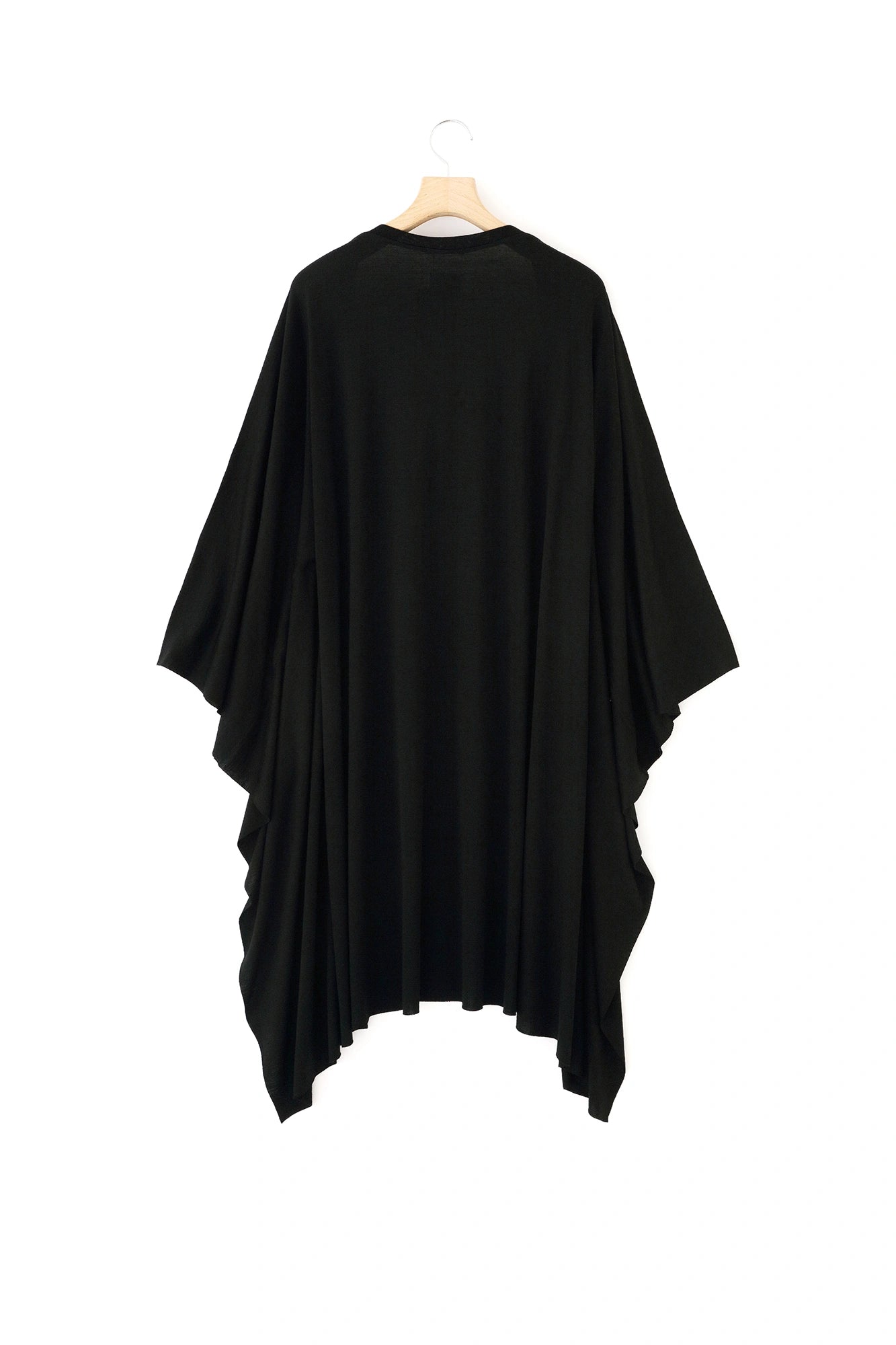 【Ships Ard 9/22】Washable Plain Stitch Wool Squirrel-like Cardigan／Black2