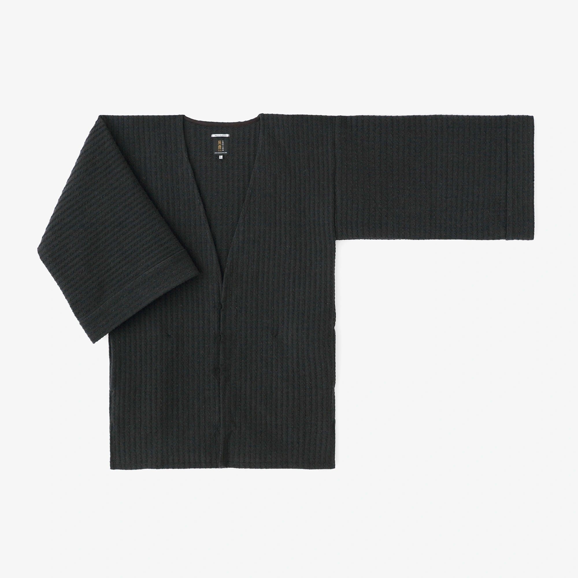 梳毛（そもう） ドビー織 伯爵風靡（はくしゃくふうび）／濡羽色（ぬればいろ）