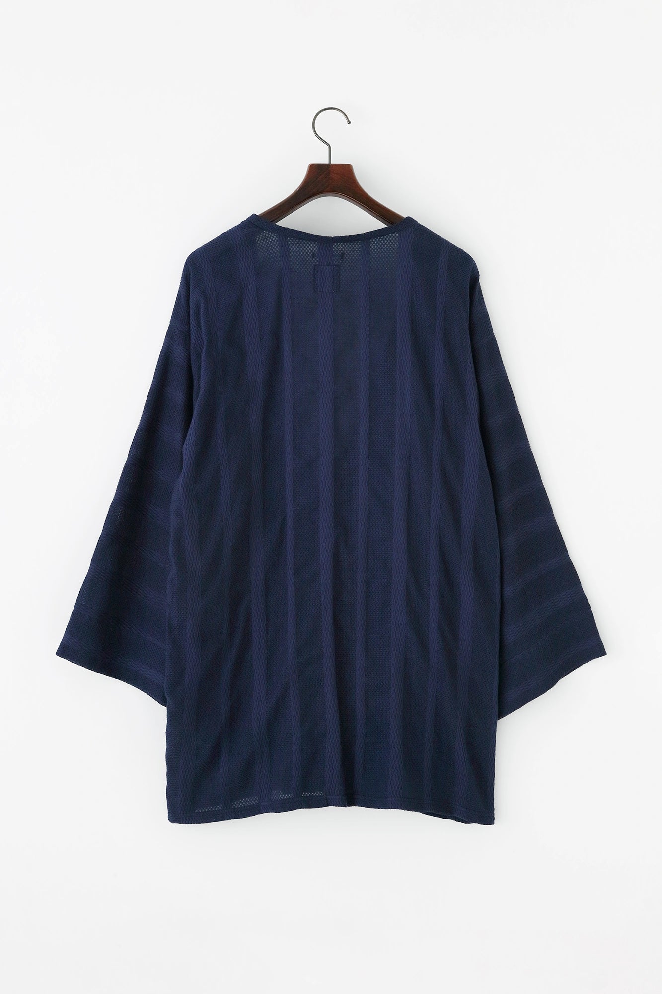 Transparenter Jackenstoff im <span data-glossary-id=""></span>Fürst-/Baron-Stil（はくしゃくふうび）/ tiefes Indigo（のうこん） 