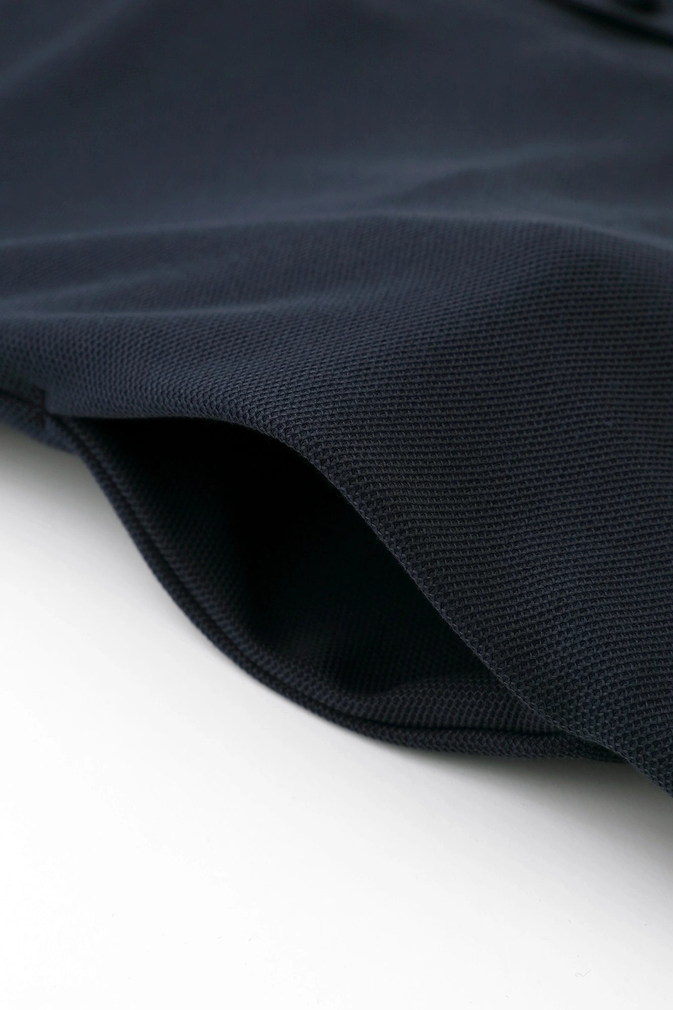 Cotton×Coolmax® Honeycomb Knit Rectangular Sleeve Earl Cardigan / Dark Blue