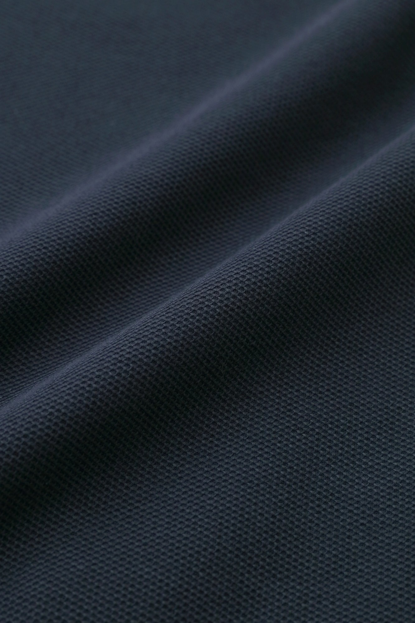 Cotton×Coolmax® Honeycomb Knit Rectangular Sleeve Earl Cardigan / Dark Blue