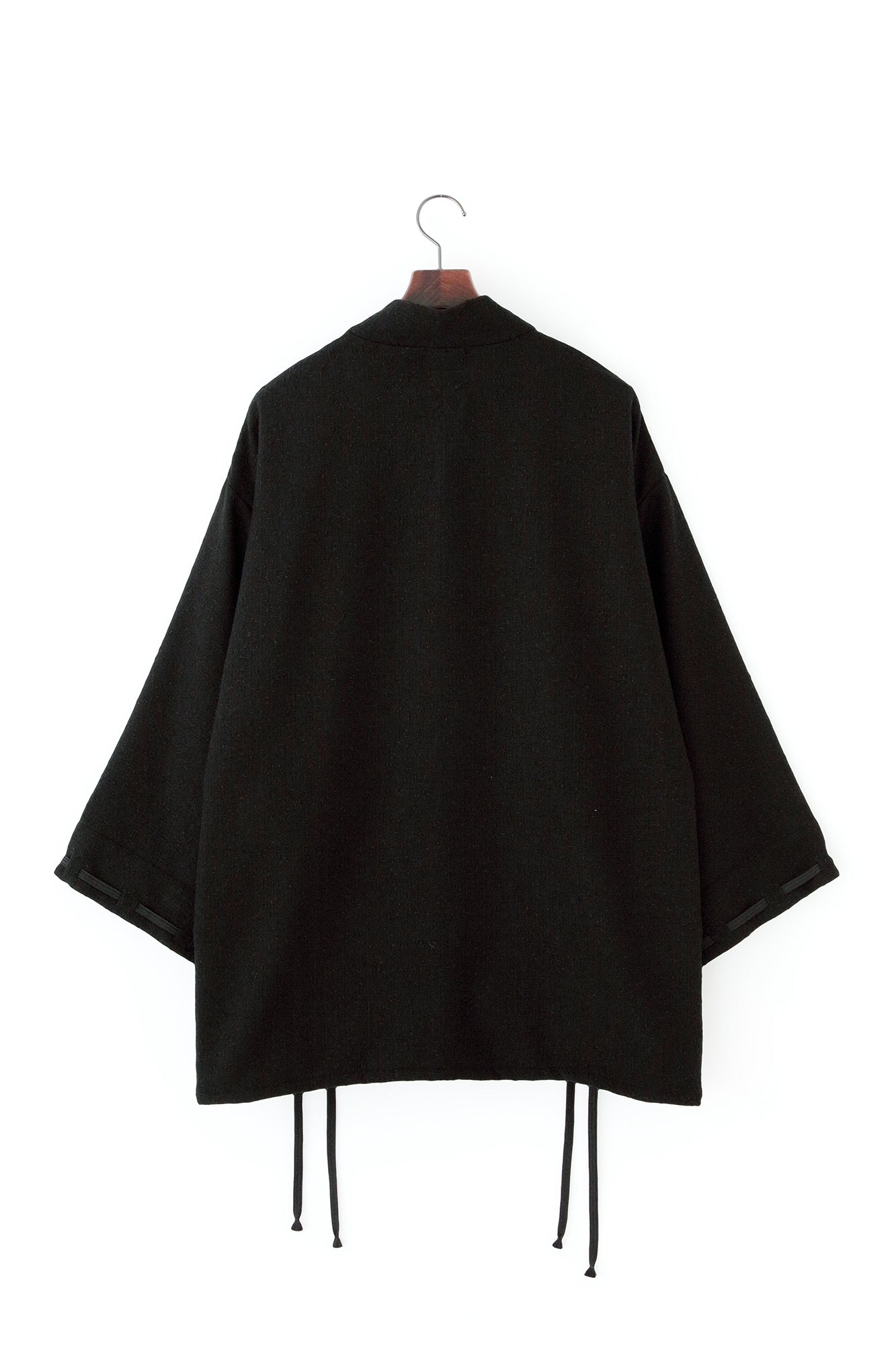 変わり織 伯爵羽織（はくしゃくばおり） 宮中袖（きゅうちゅうそで）／濡羽色（ぬればいろ）