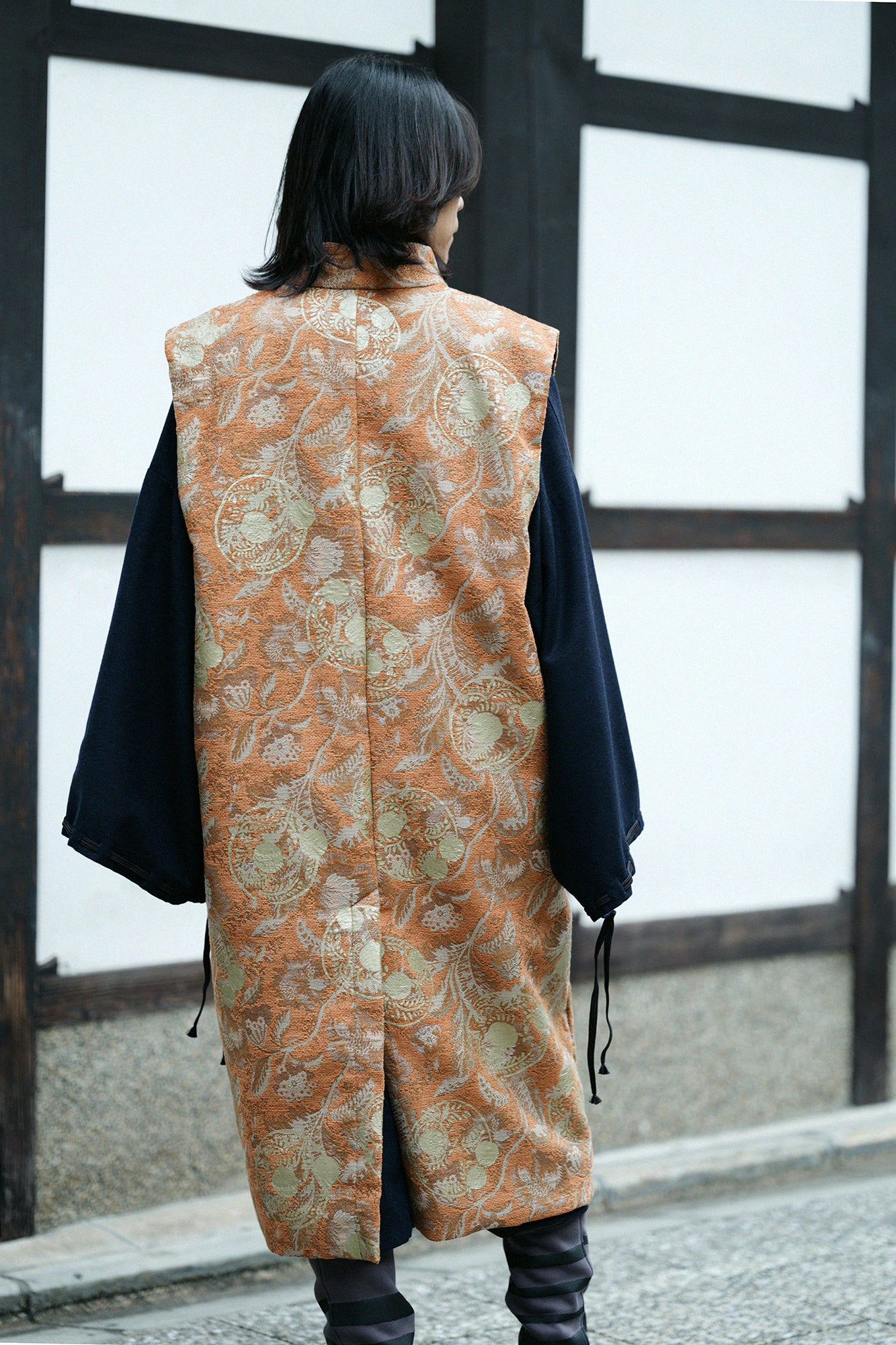 ゴブラン 長陣羽織（ながじんばおり） 袷（あわせ）／草紋（そうもん）