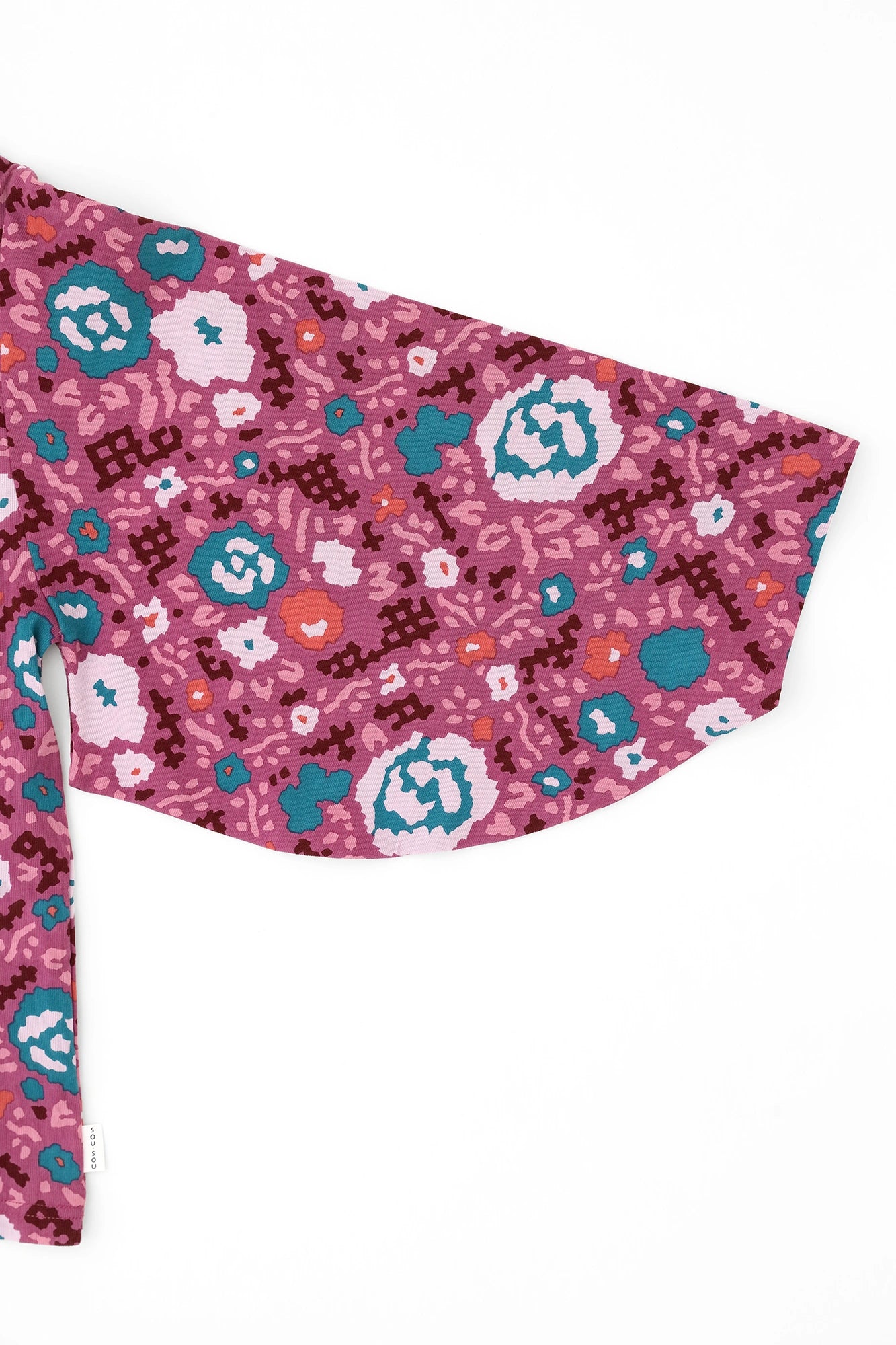 【Scheduled to ship around Mar 3】Chizimi Cotton 40/40 Kimono Top／Rose