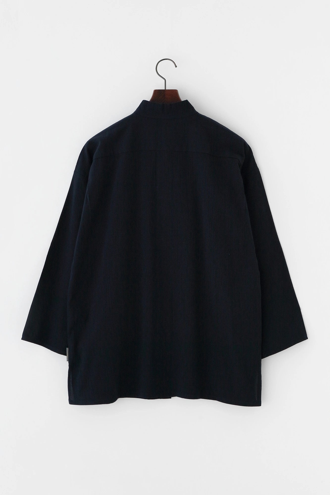Chizimi Cotton 20/20 Kei Kimono Sleeve Blouse / Dark Blue