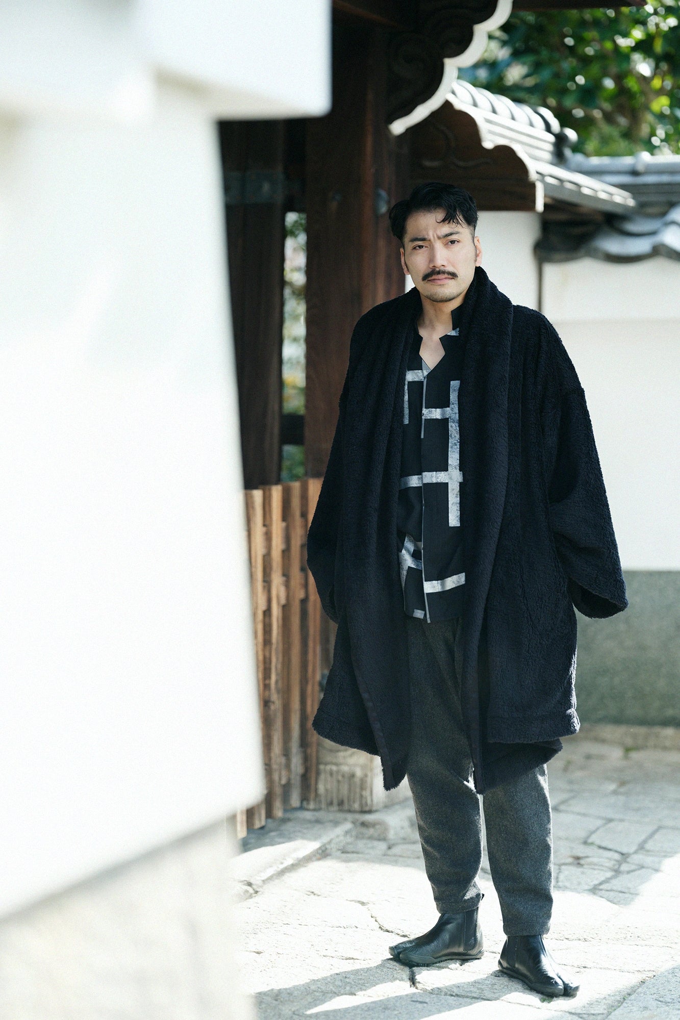 소모 신슈소우이(しんしゅうそうい) 상(うえ)/상 니주(ふたえ) 사비(さび) 먹색 