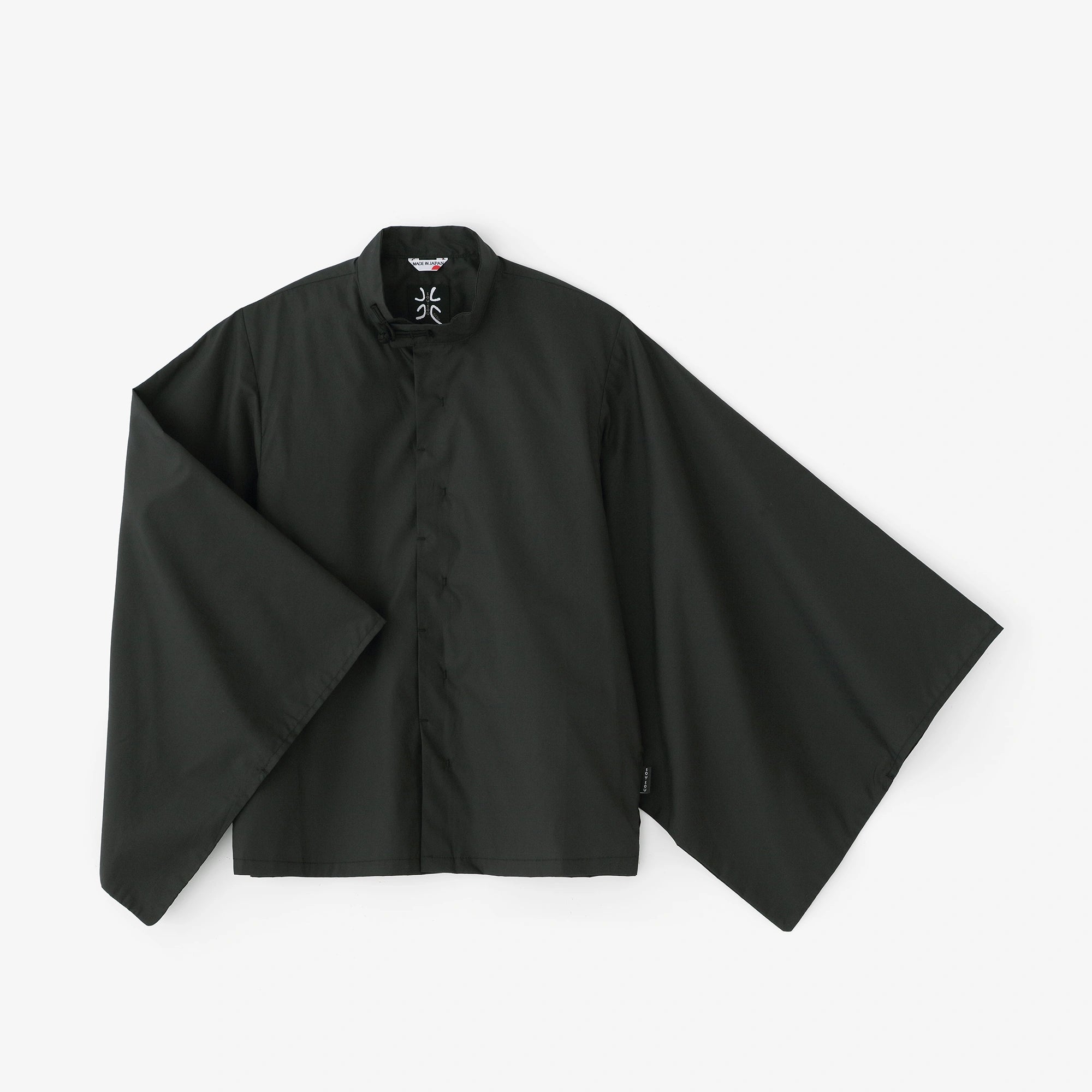 200双ブロード 円領（えんりょう）／濡羽色（ぬればいろ）