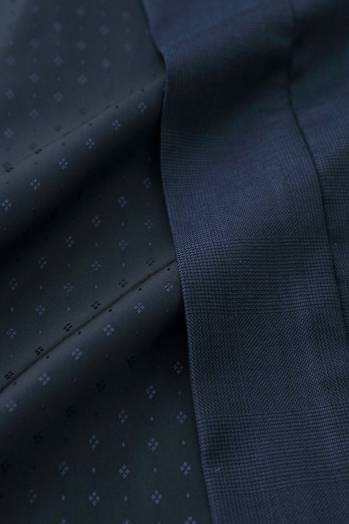 42雙線 梳毛 短羽織外套 附襯裡／黑色