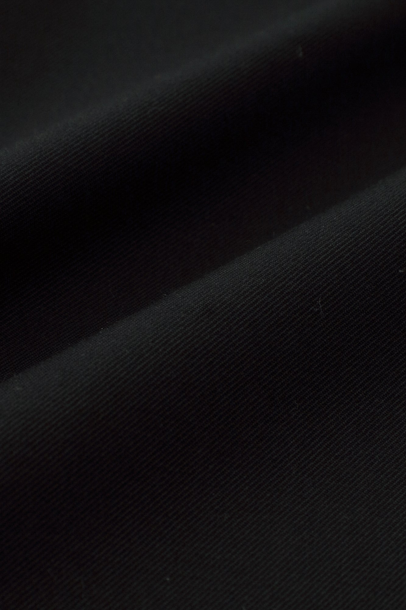 Cotton-wool Twill Weave Square Pockets Monpe Pants / Black Blue