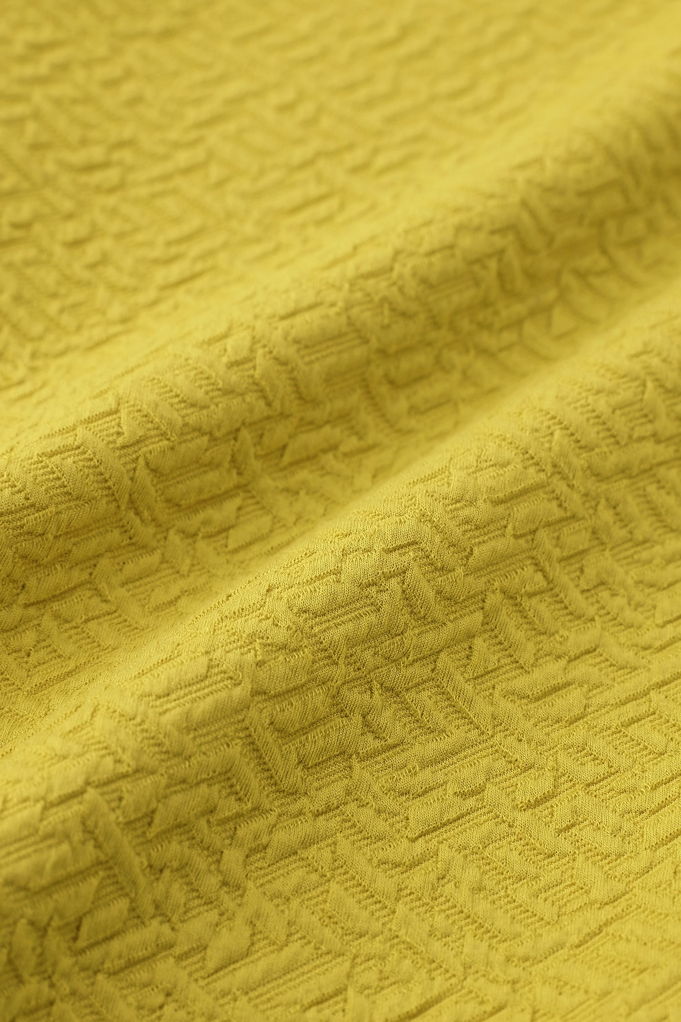 Dual-layered Jacquard Workers Pants/ Golden Yellow