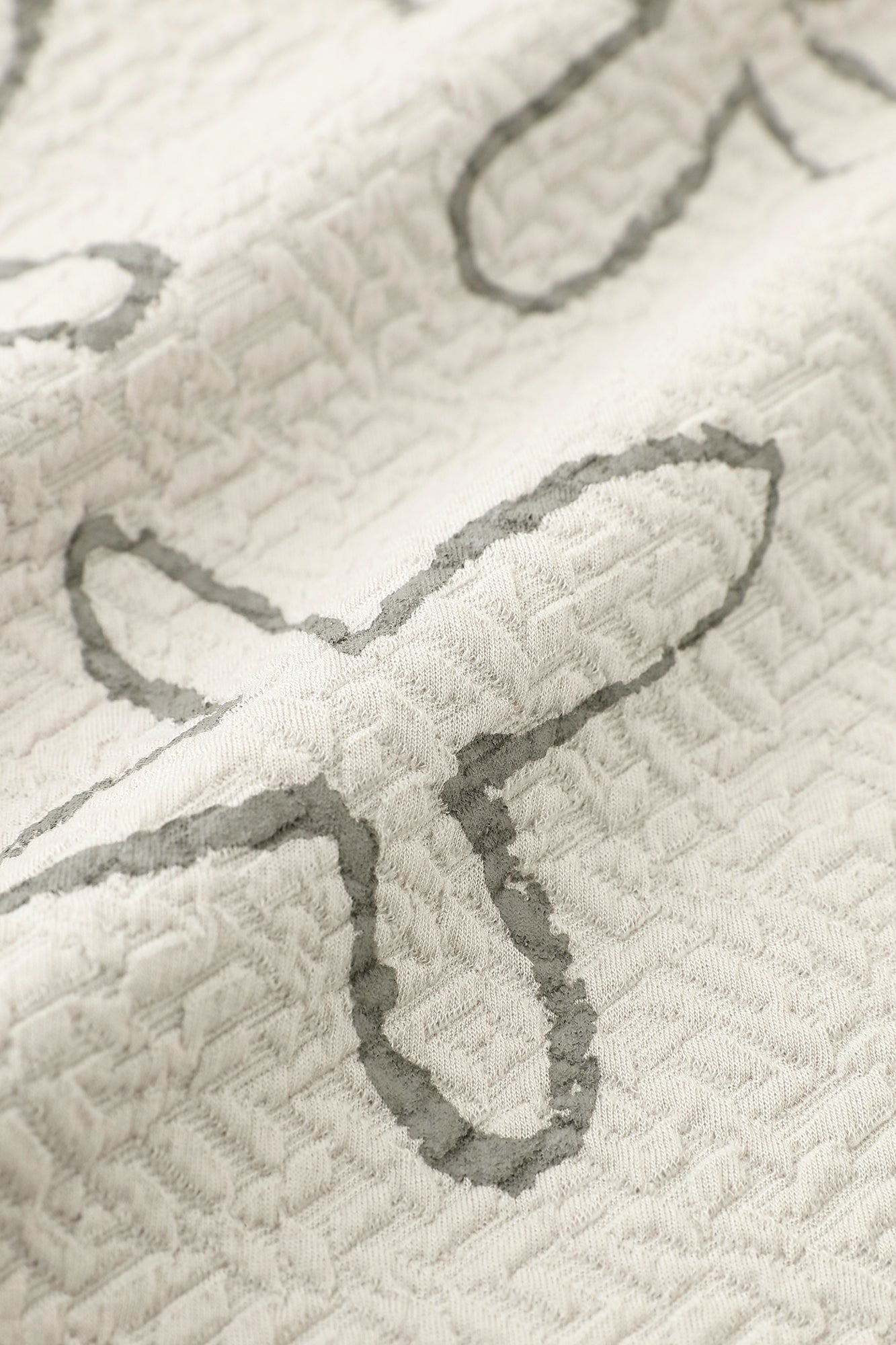 【預購】雙層緹花 工人褲／蘿蔔草 灰白色（※預計於11月25日左右發貨）