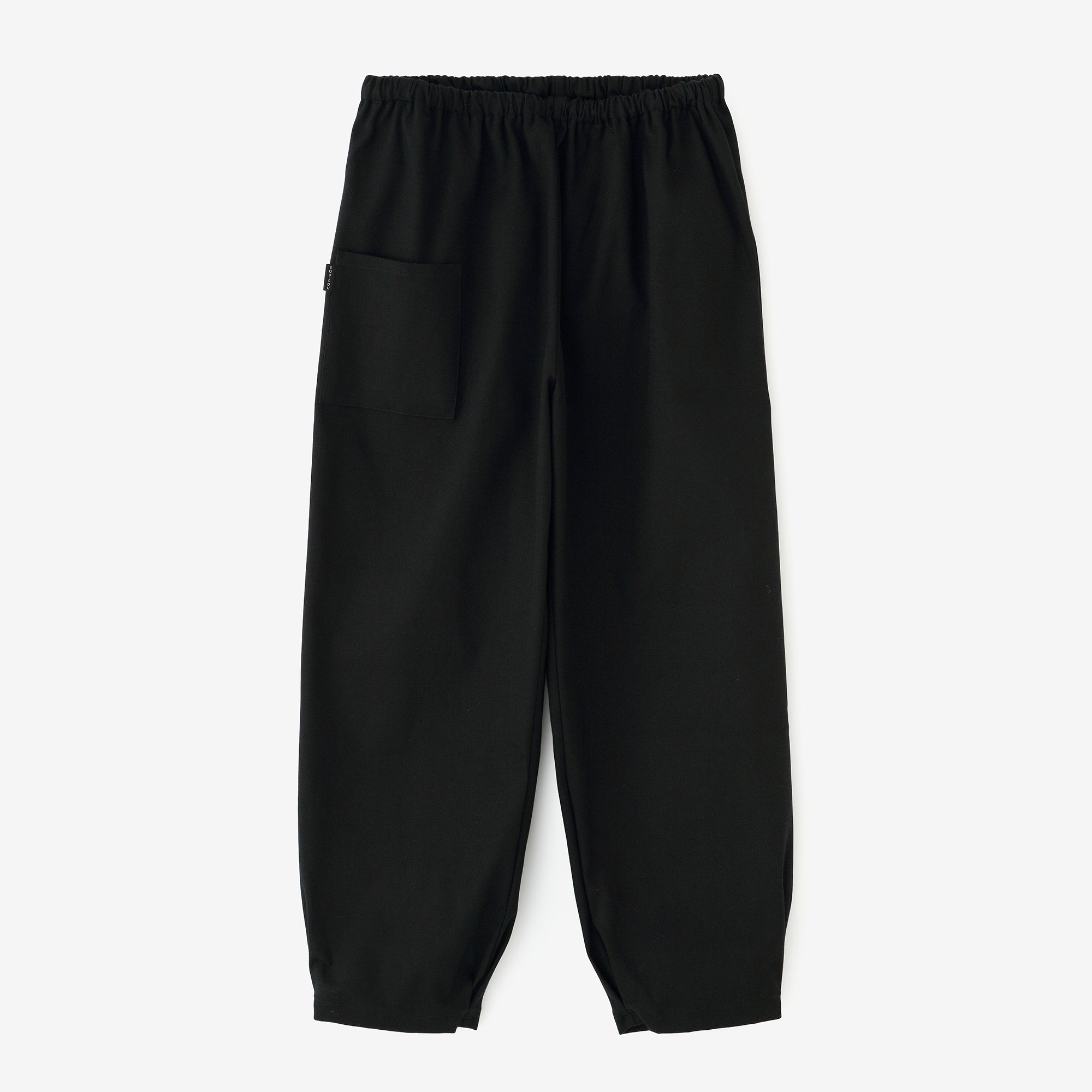 【3月3日頃発送予定】伸（しん） ドビー織 襞（ひだ）もんぺ／濡羽色（ぬればいろ）