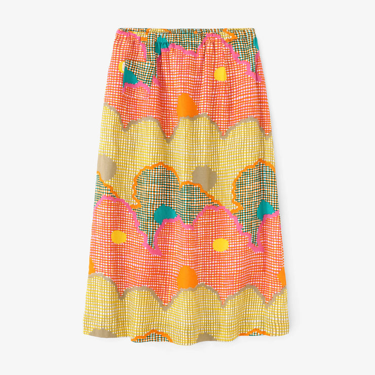 Linen Long Skirt / Brilliant Colors