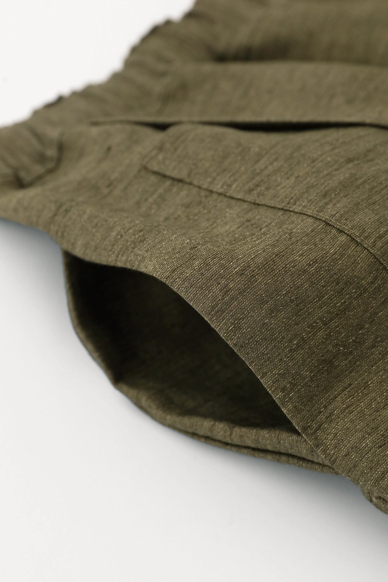 【Ships ard. 4/21】Linen-rayon Wrap Hakama Pants / Olive Brown