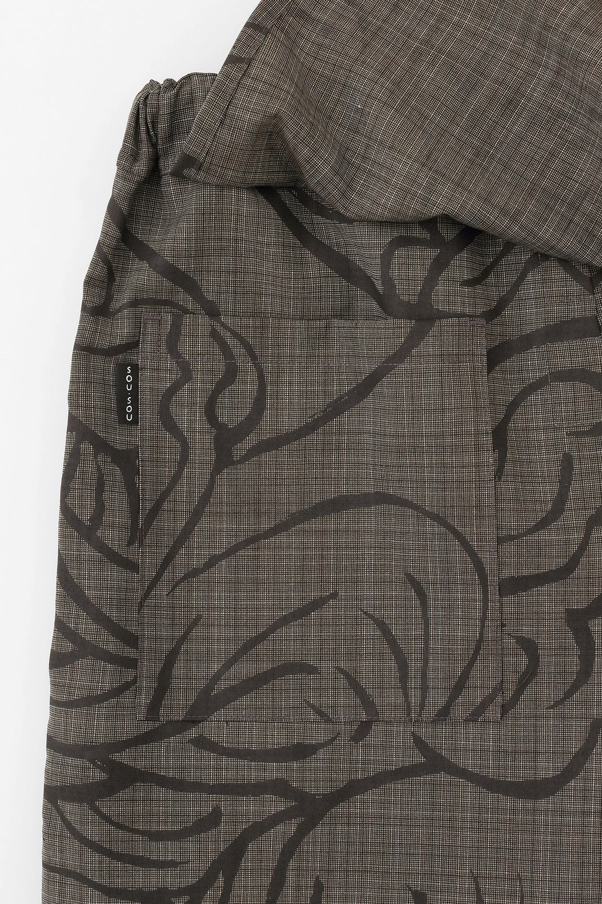 【Ships Ard 9/22】High-twisted Combed Yarn Wrap Hakama Pants／flying elephants