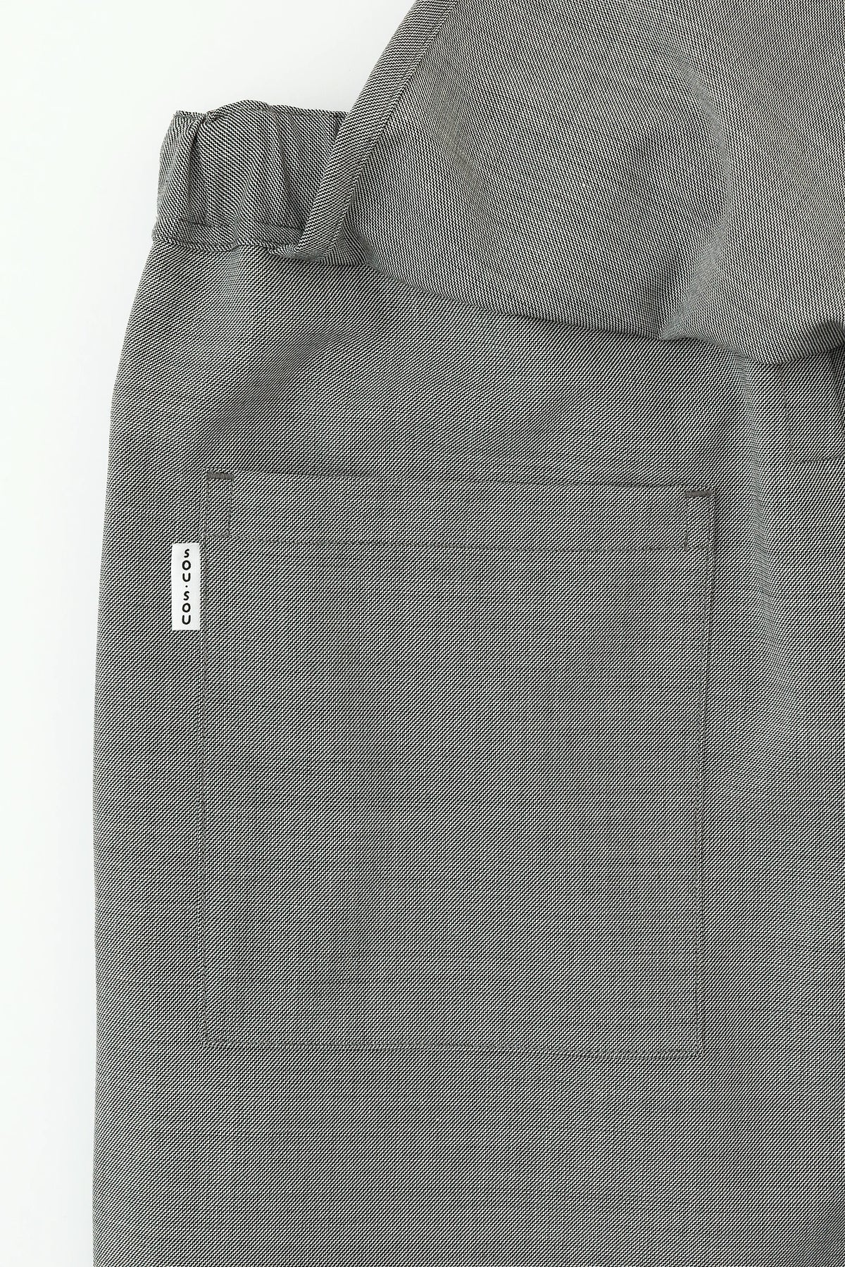 【Ships Ard 9/22】Combed Yarn Twill Weave Wrap Hakama Pants／Light Grey