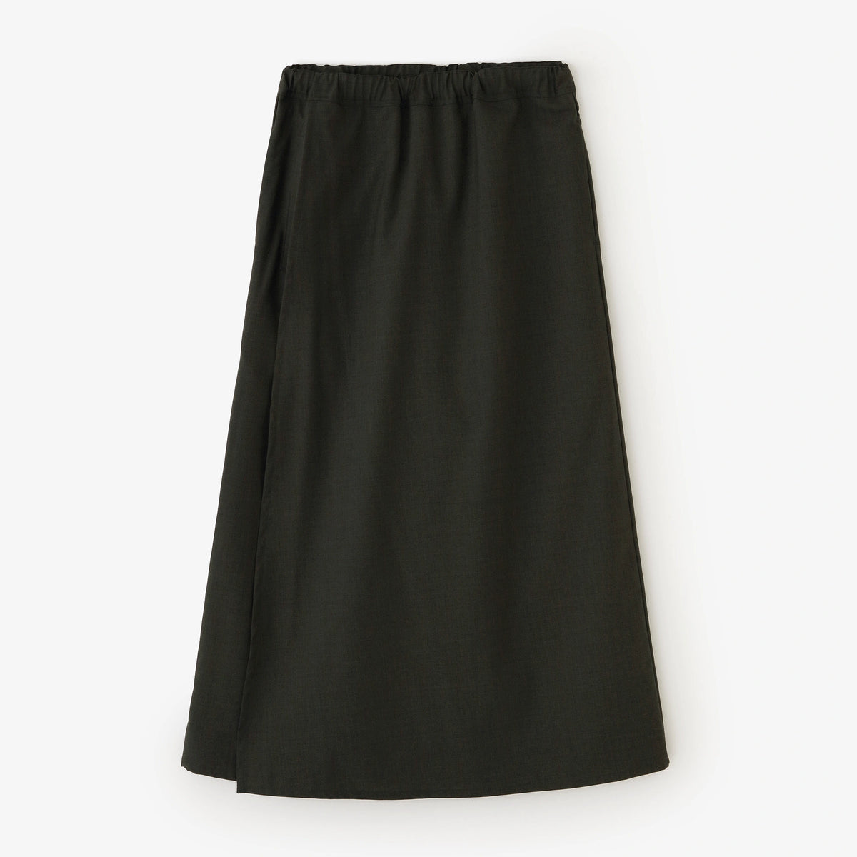 Manteau léger Laine peignée ample / gris foncé 
