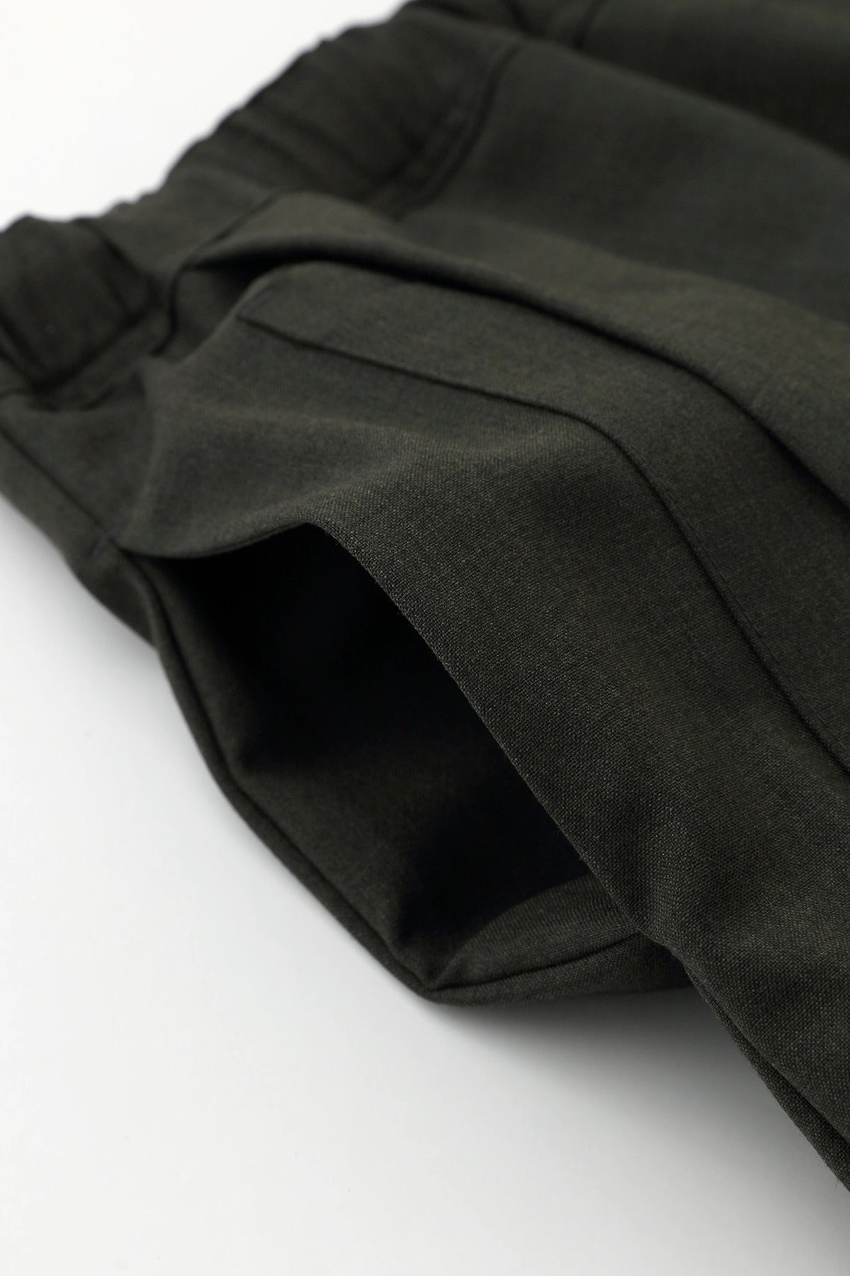 Manteau léger Laine peignée ample / gris foncé 