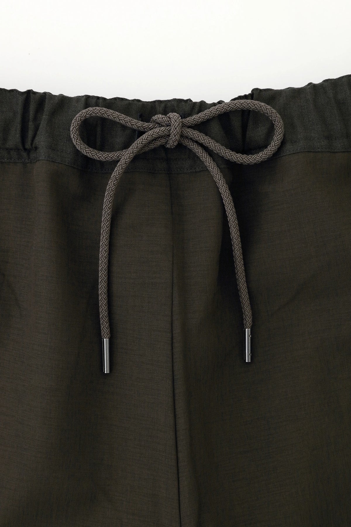 Manteau léger Laine peignée ample / gris foncé 