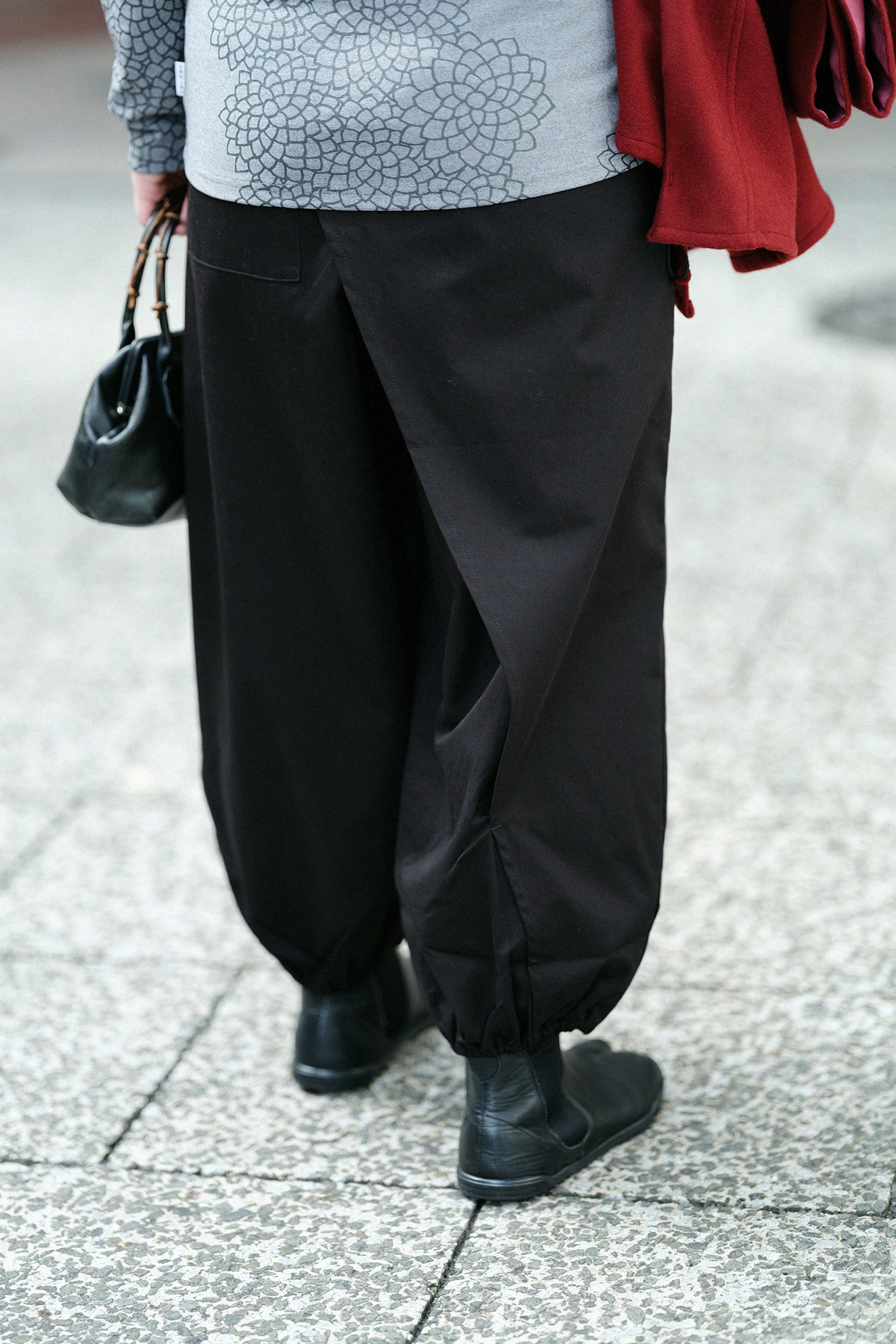 チノクロス 手柄寛衣下（たかみかんいした）／濡羽色（ぬればいろ）