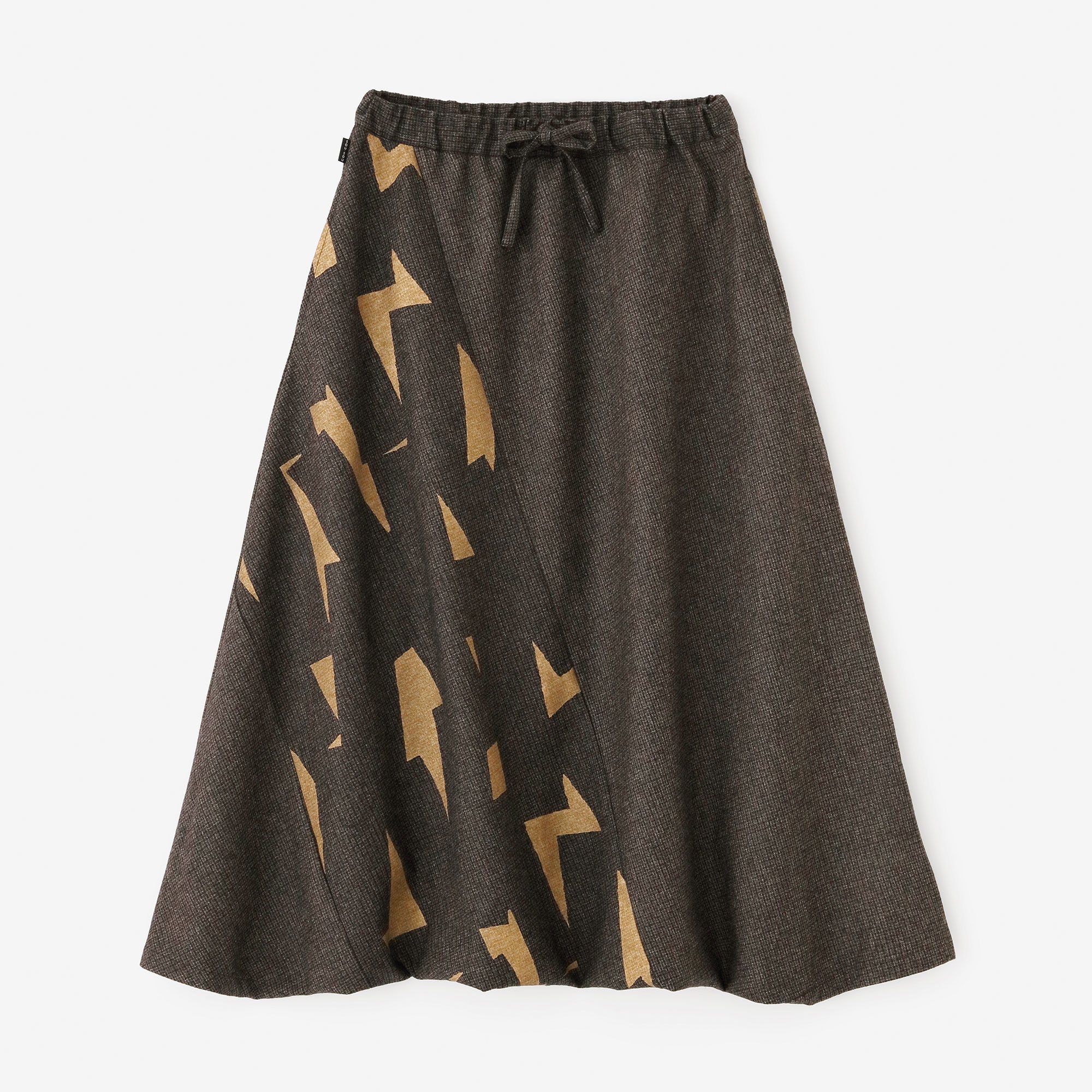 綿毛（めんけ） 格子織（こうしおりふじ） 富士（ふじ）／煤竹色（すすたけいろ）×見えかくれ