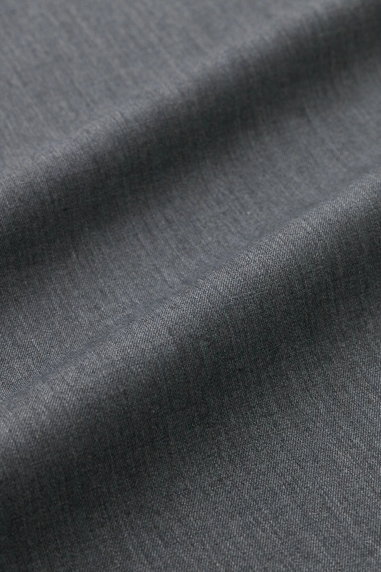 【Ships Ard 9/22】Wool Gabardine Fuji Pants／Dark Grey