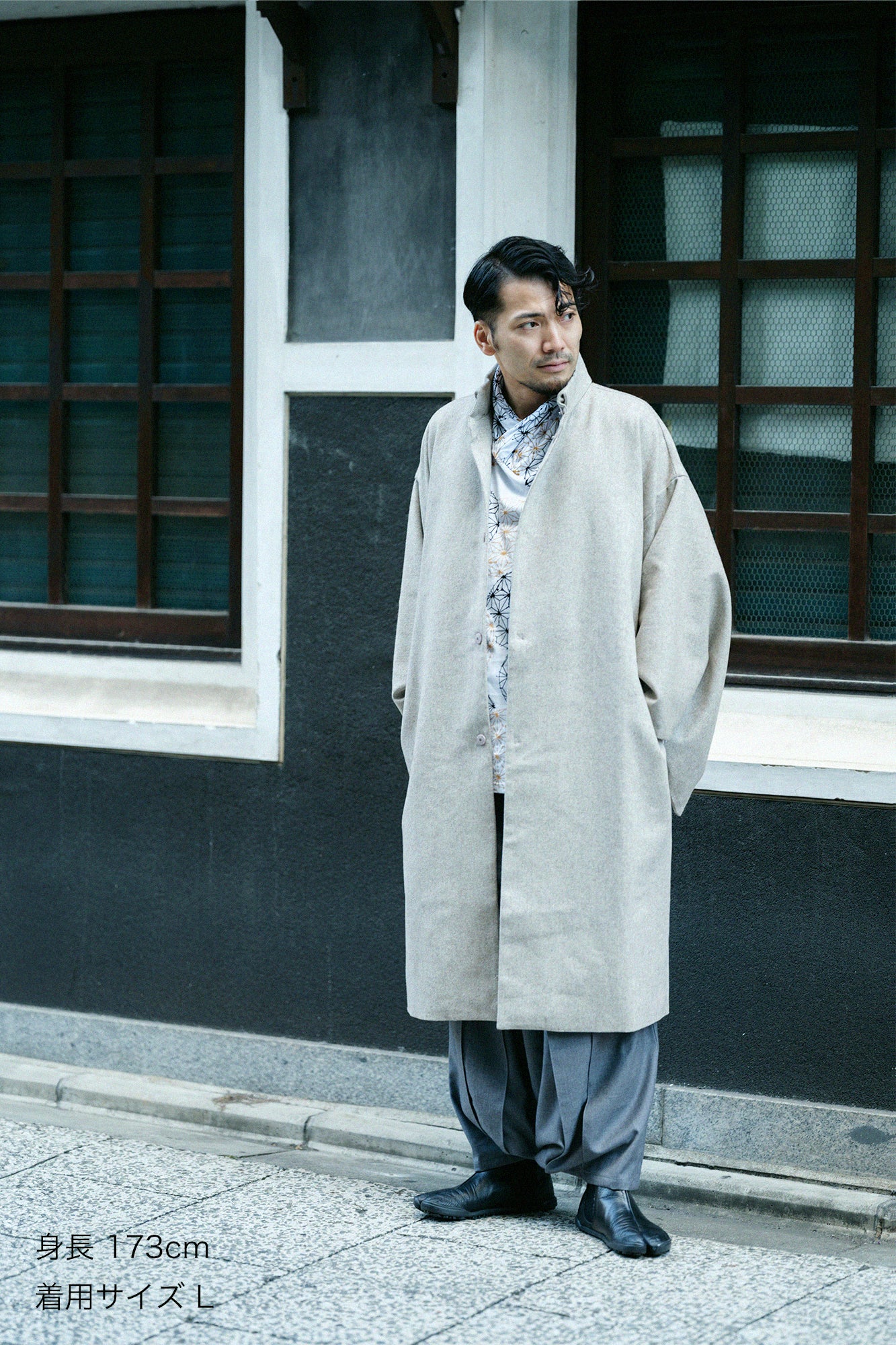 超級100羊毛 袴富士（飛鼠褲）／灰色