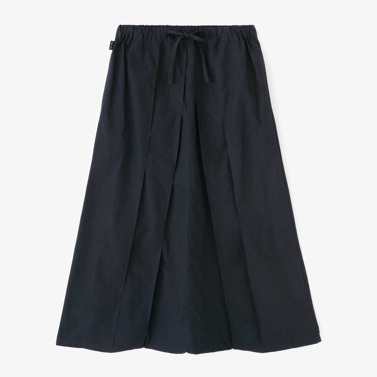 Long Staple Cotton Typewriter Cloth Hakama Fuji Pants／Black Blue