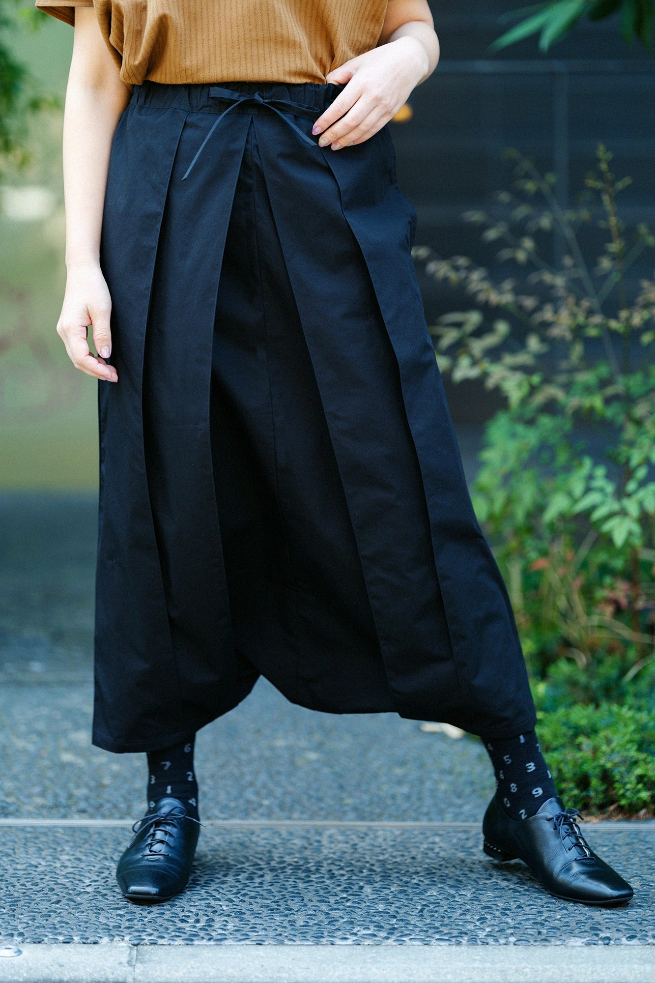 Extra langes Baumwoll-Schreibmaschinentuch Hakama Fuji/Nurebairo