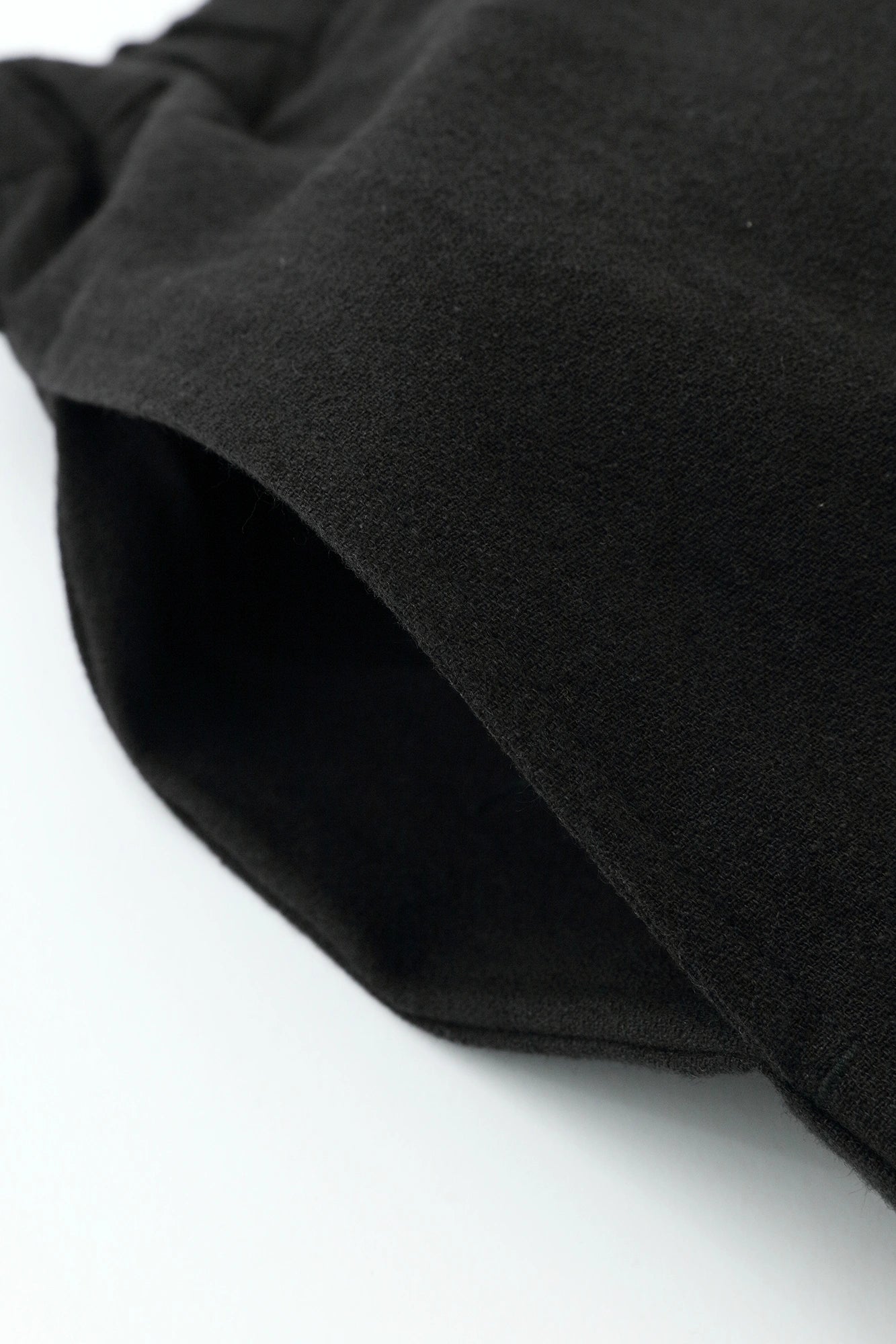 Cotton-linen Blend Hakama Fuji Pants／Black