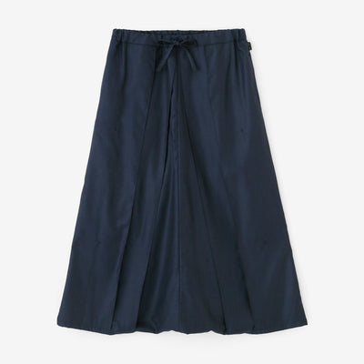 シルクウール 格子織（こうしおり） 袴富士（はかまふじ）／濃紺（のうこん）