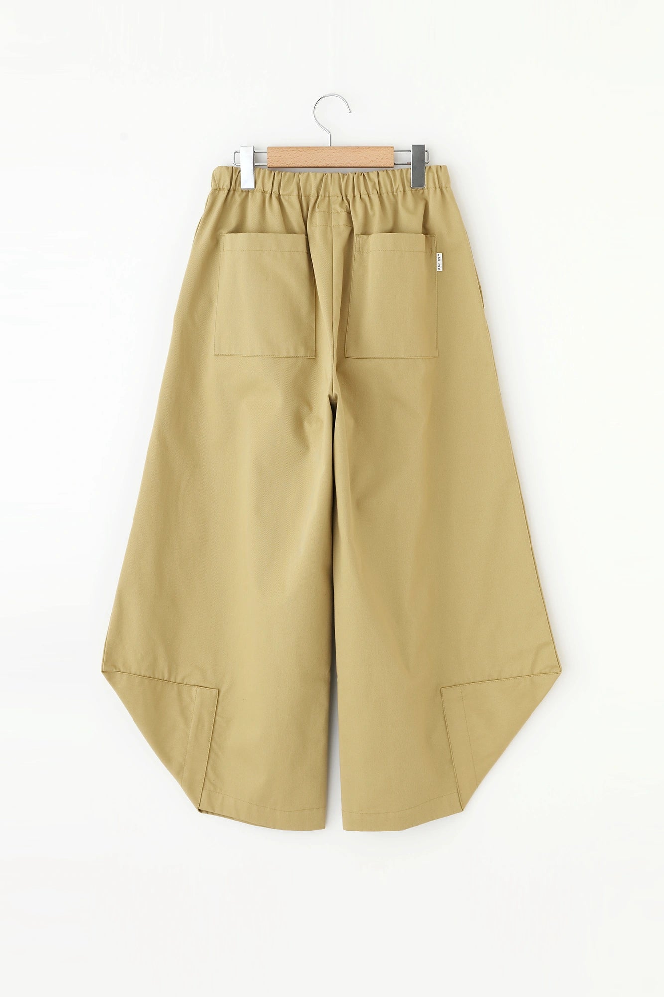Chino Cloth Wide-legged Pants Odayaka／Straw Color