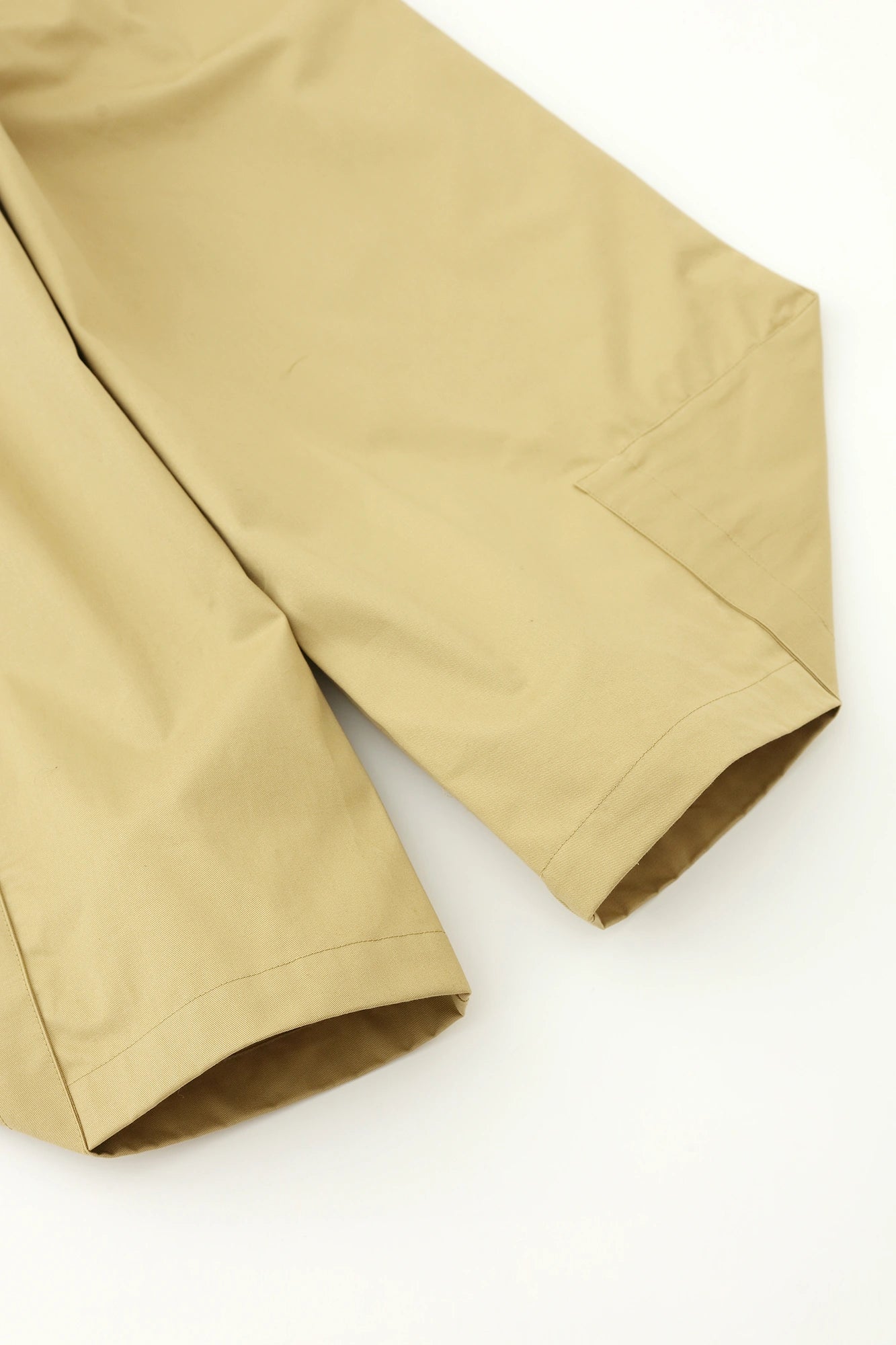 Chino Cloth Wide-legged Pants Odayaka／Straw Color