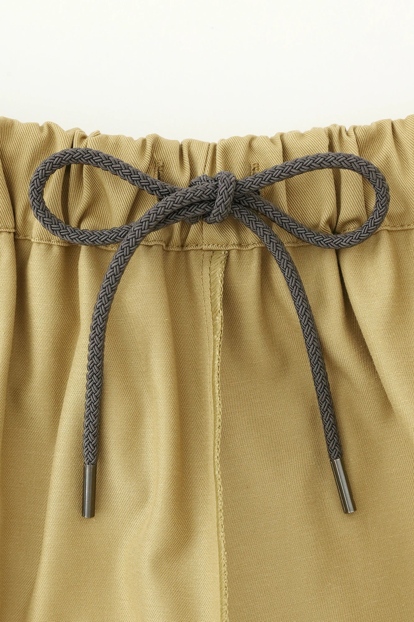 Chino Cloth Wide-legged Pants Odayaka／Straw Color