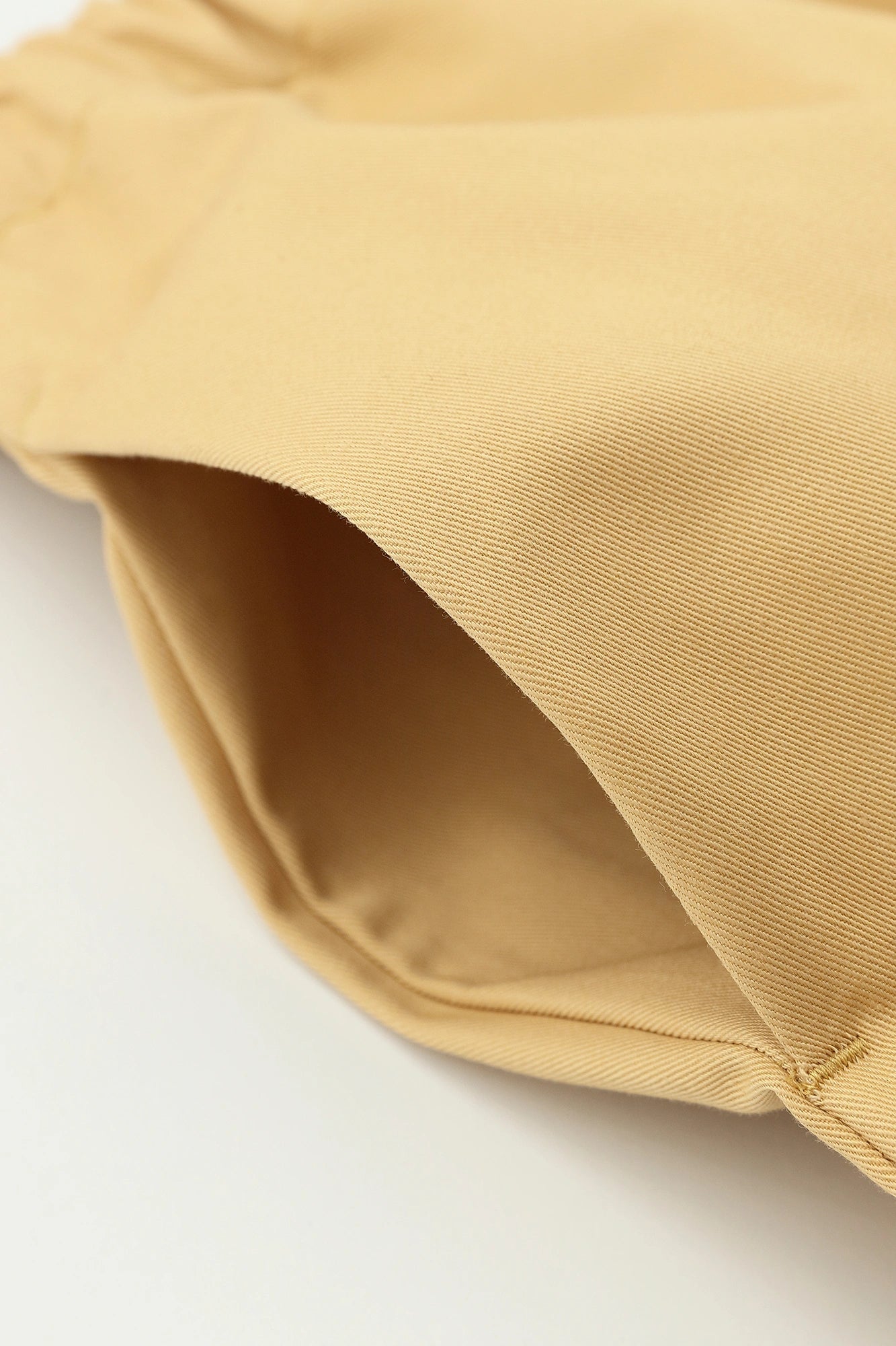 Chino Tissu Large Monpe Odayaka/Jaune Pâle