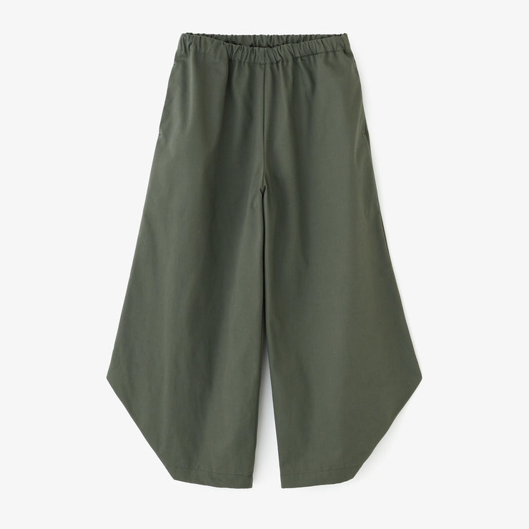 Chino Cloth Wide-legged Pants Odayaka／Greyish Matcha Color