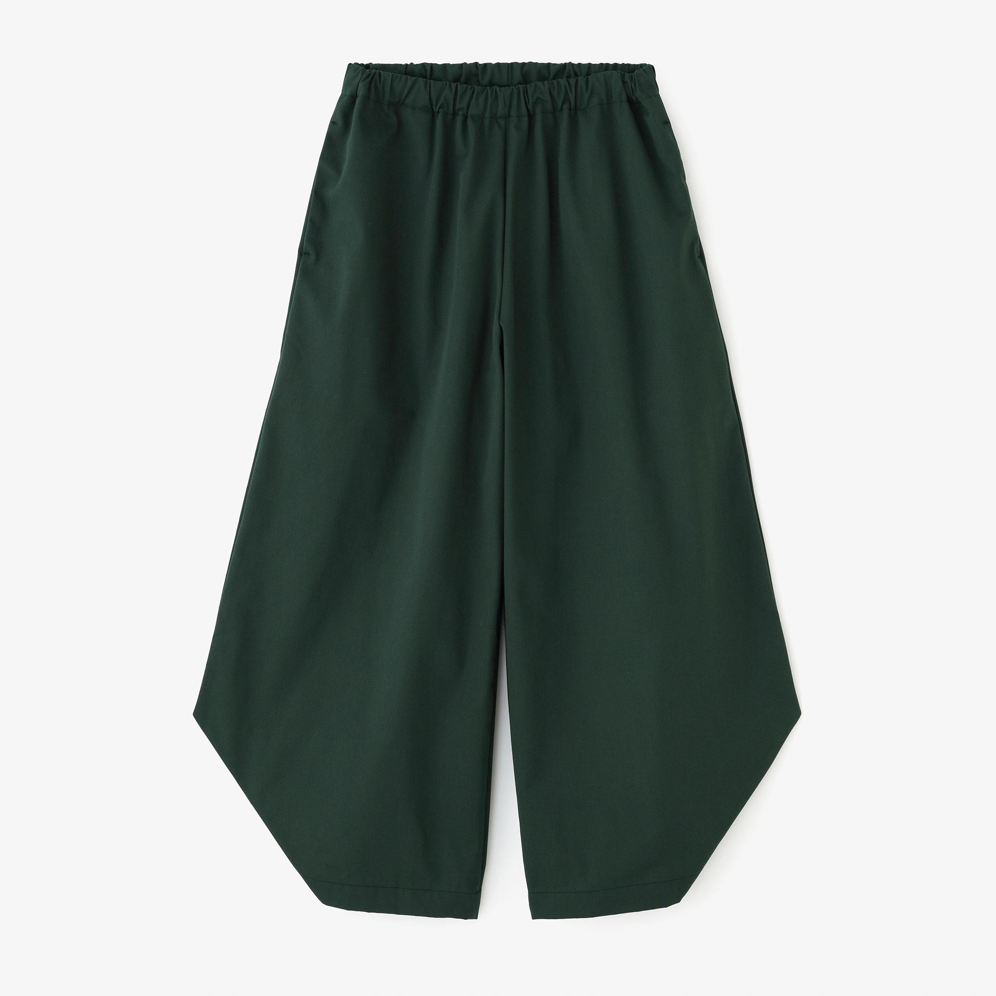 Chino Cloth Wide-legged Pants Odayaka／Dark Green